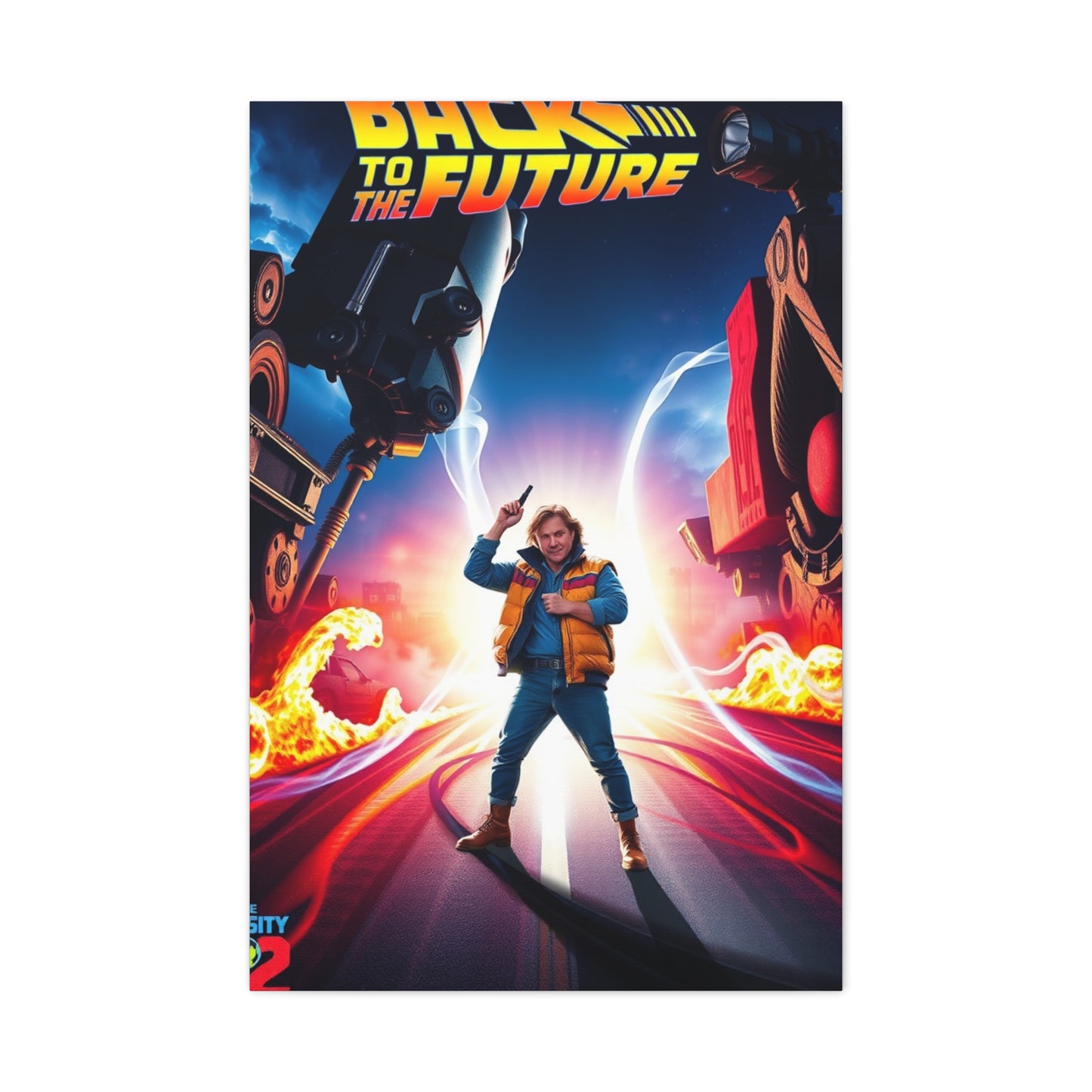 Back to the Future Art Luxury Canvas Wall Art & Canvas Print