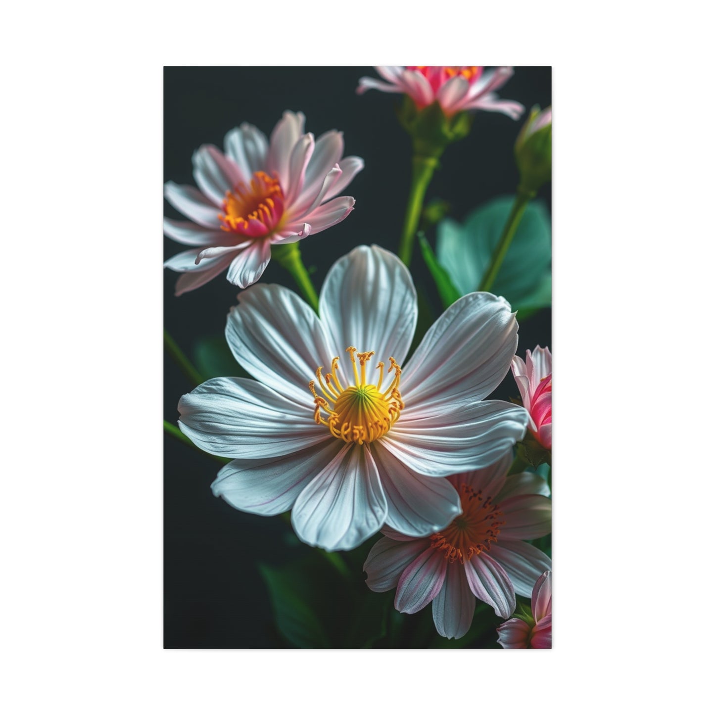 Chic Flora Panorama Wall Art & Canvas Print