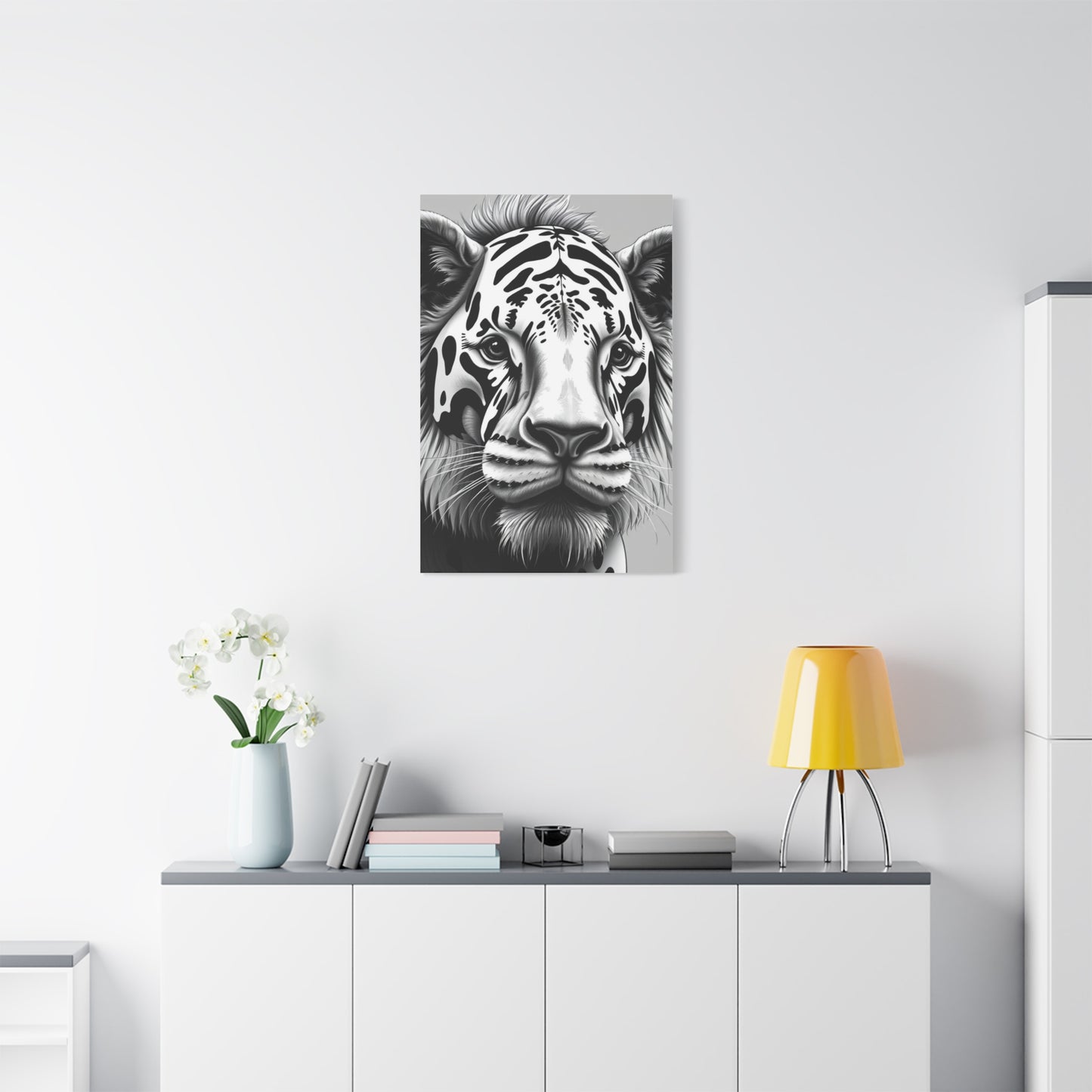 Black and White Illustrations Art Supreme Gallery Wall Art & Canvas Print