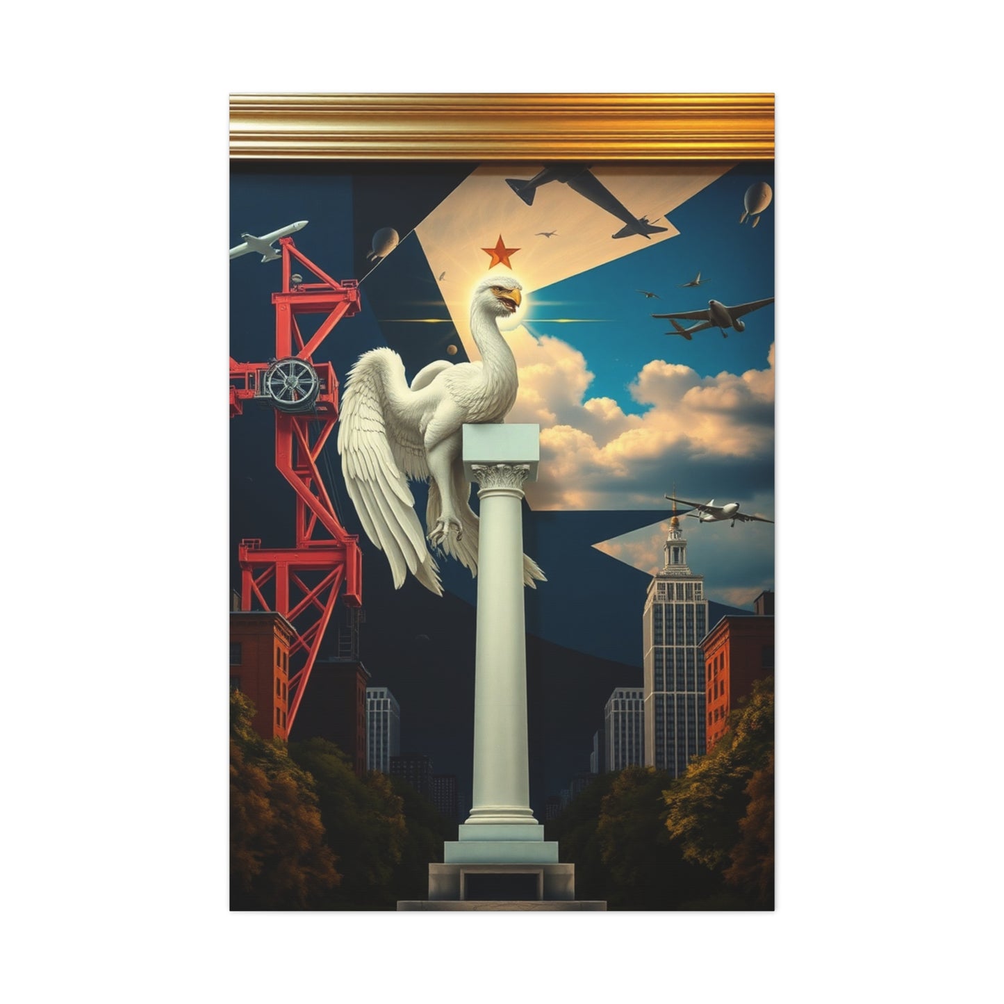 Masterpiece Landmark Art Vision Wall Art & Canvas Print