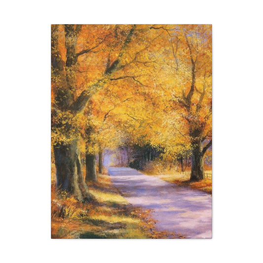 Forest Yellow Path Wall Art & Canvas Prints