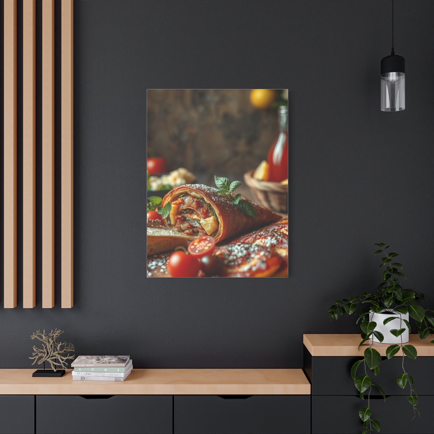 Italian Food Art Luxury Canvas Wall Art & Canvas Print
