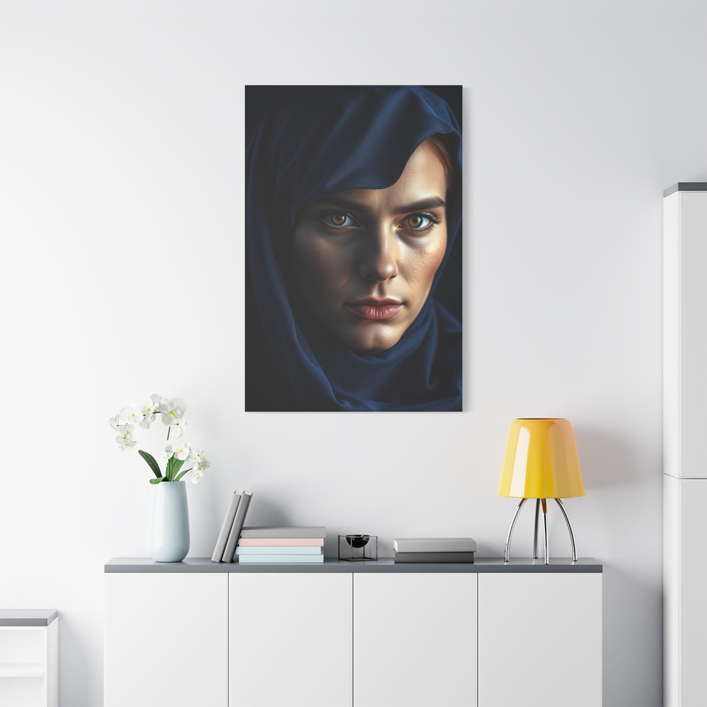 Supreme Navy Blue Art Collection Wall Art & Canvas Print