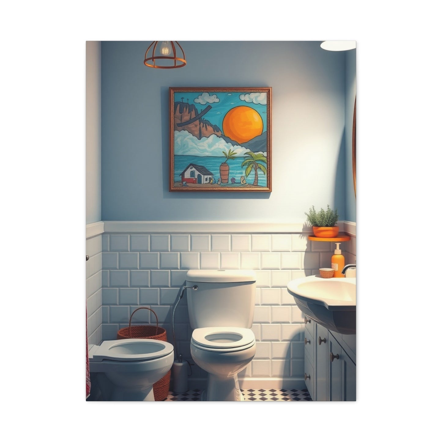 Kid’s Bathroom Art Supreme Gallery Wall Art & Canvas Print