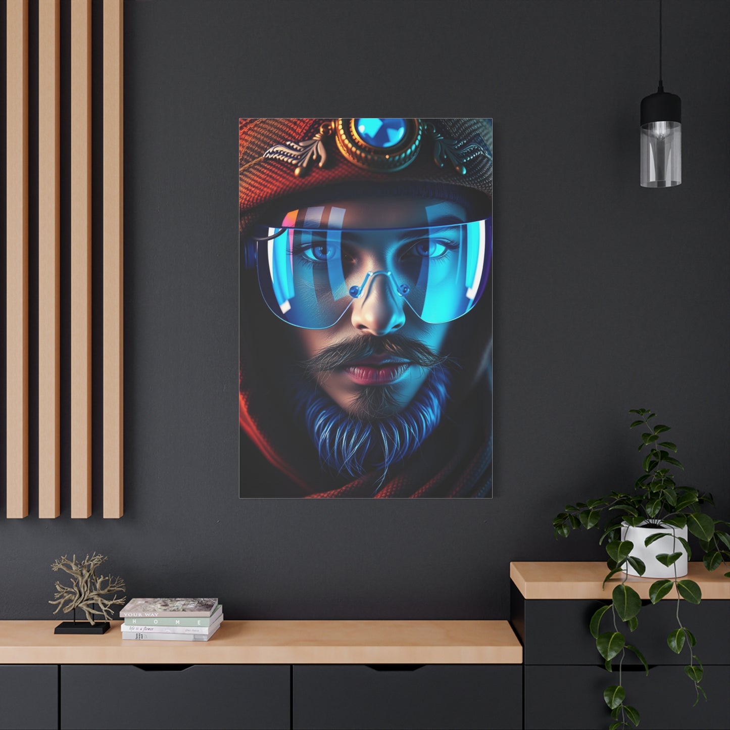 Majestic Teal Panorama Wall Art & Canvas Print