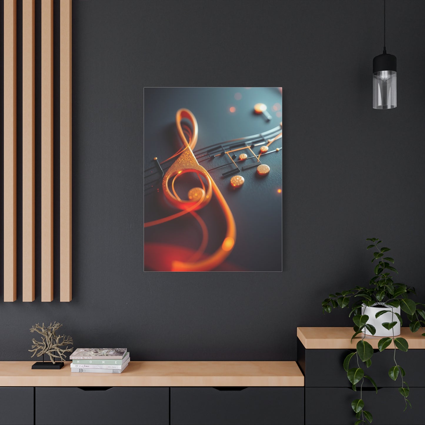 Vision Musical Notes Art Art Wall Art & Canvas Print