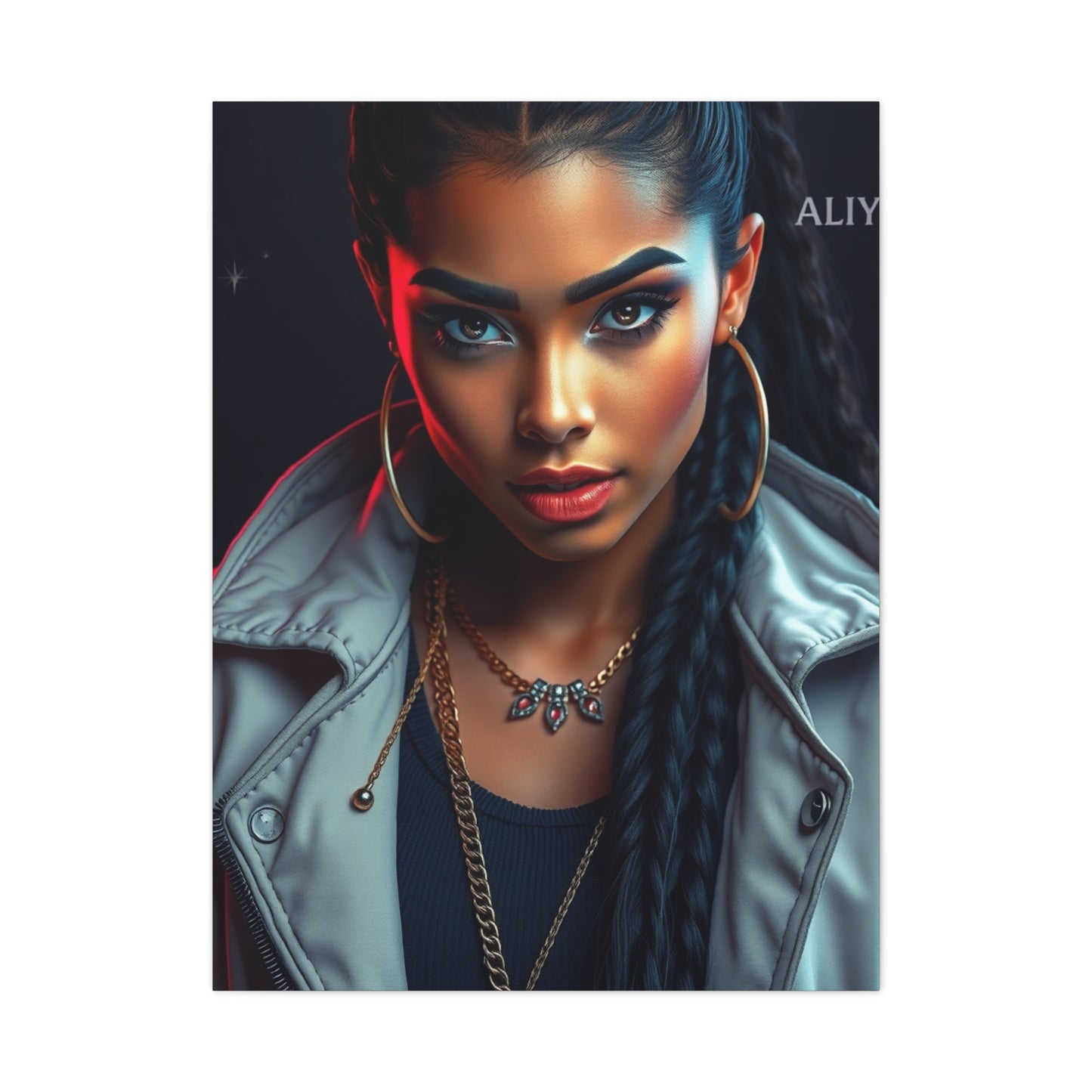 Supreme Aaliyah Art Collection Wall Art & Canvas Print