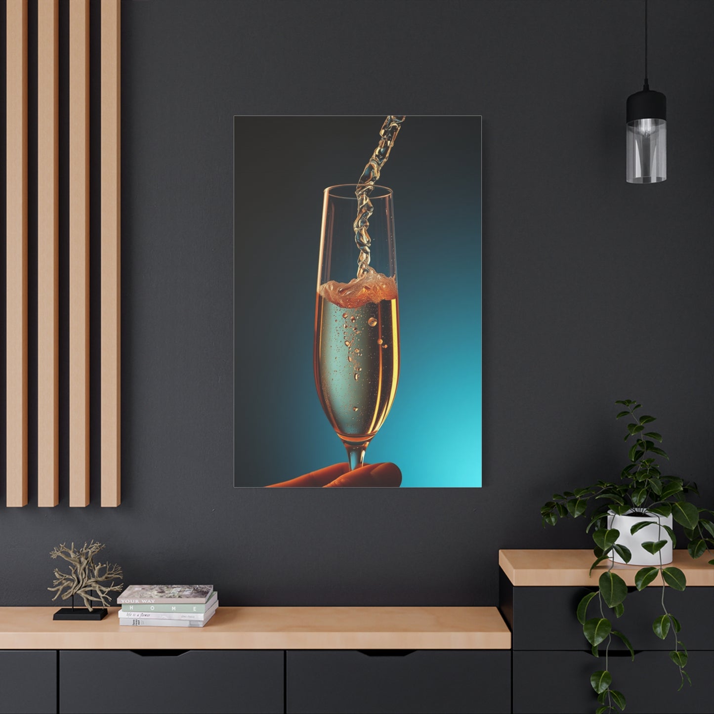 Masterpiece Champagne Art Vision Wall Art & Canvas Print