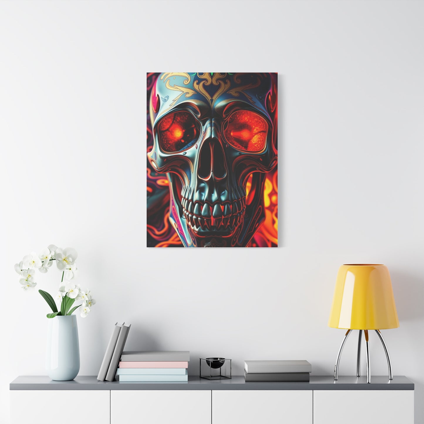 Luminous Skull Enigma Wall Art & Canvas Print