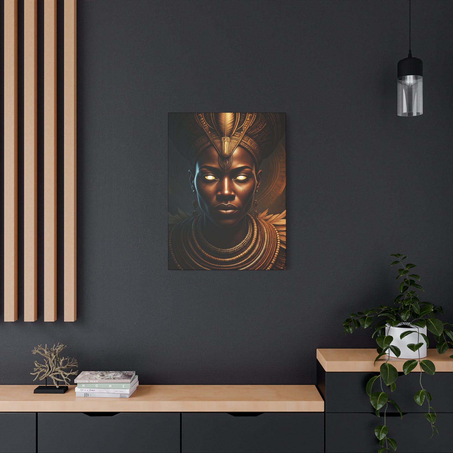 Golden Empress of Shadows Wall Art & Canvas Prints