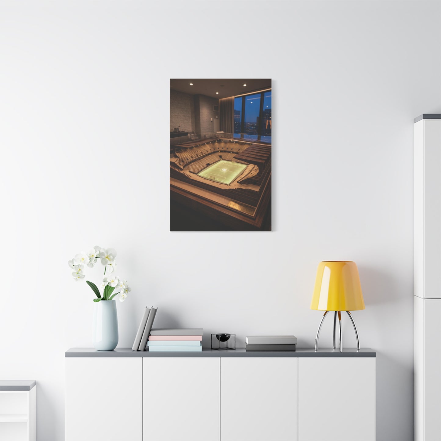 Luxury Stadium Architecture Model Sports Wall Art & Canvas Print
