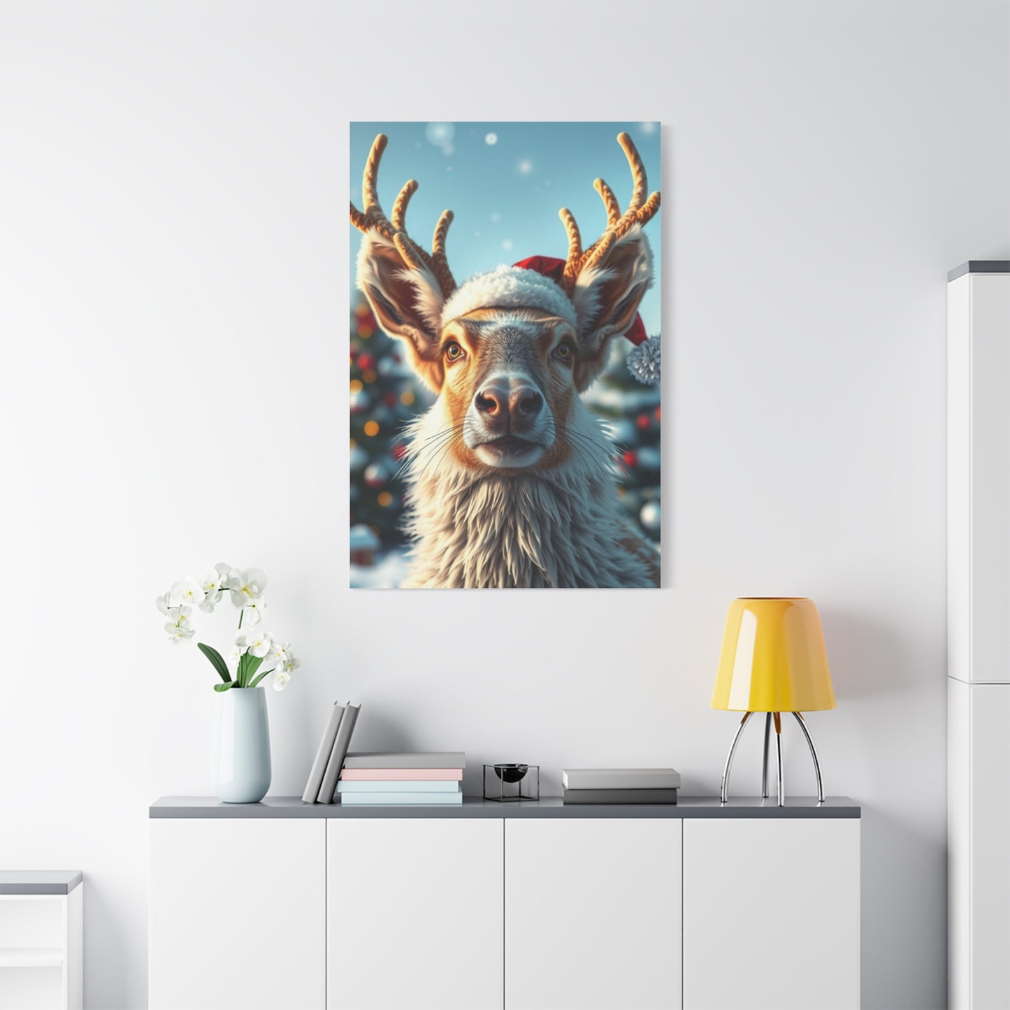 Christmas Animal Art Luxury Canvas Wall Art & Canvas Print