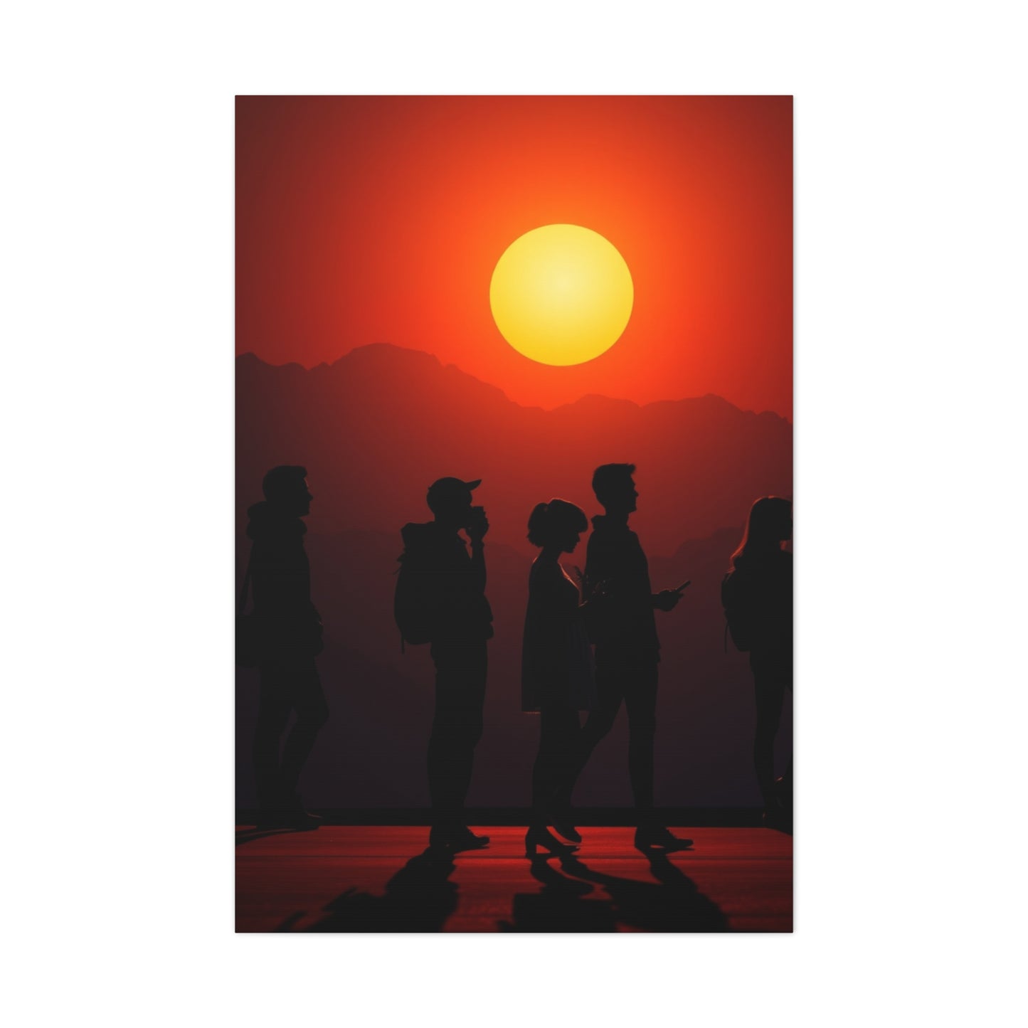 Silhouettes Art Supreme Gallery Wall Art & Canvas Print