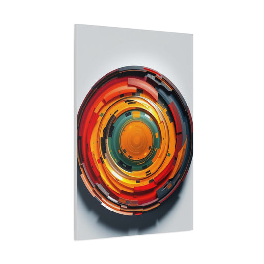 Orbital Abstraction Elegance wall art & canvas print
