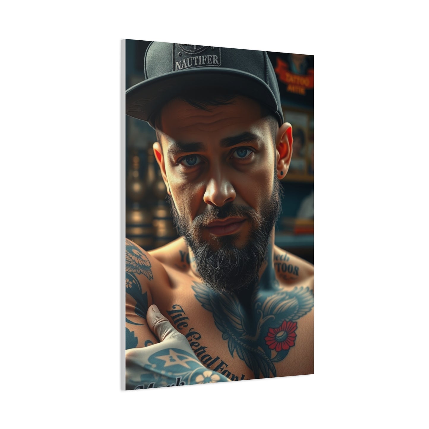 Masterpiece Tattoo Parlor Art Vision Wall Art & Canvas Print