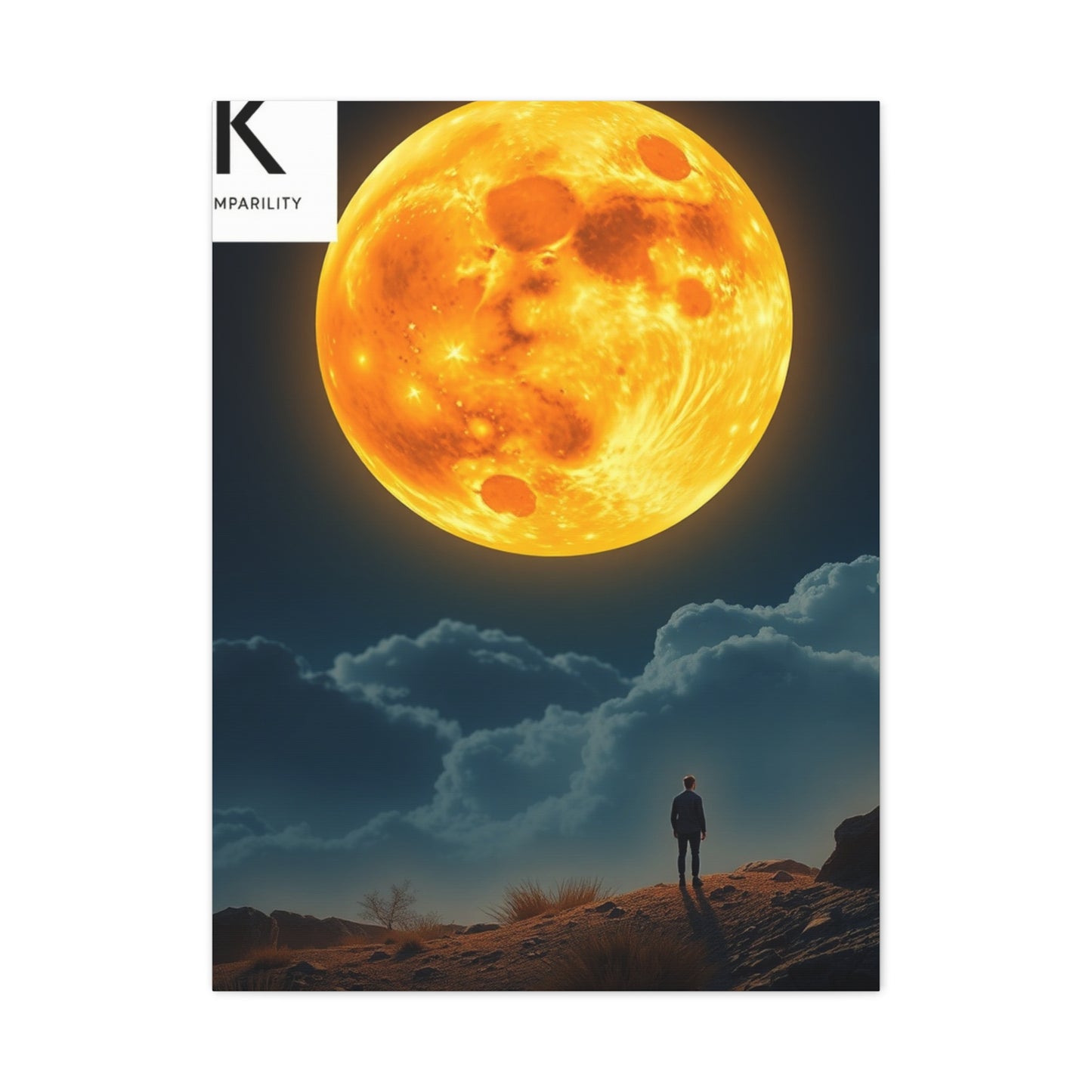 Moonlit Harmony Canvas Wall Art & Canvas Print