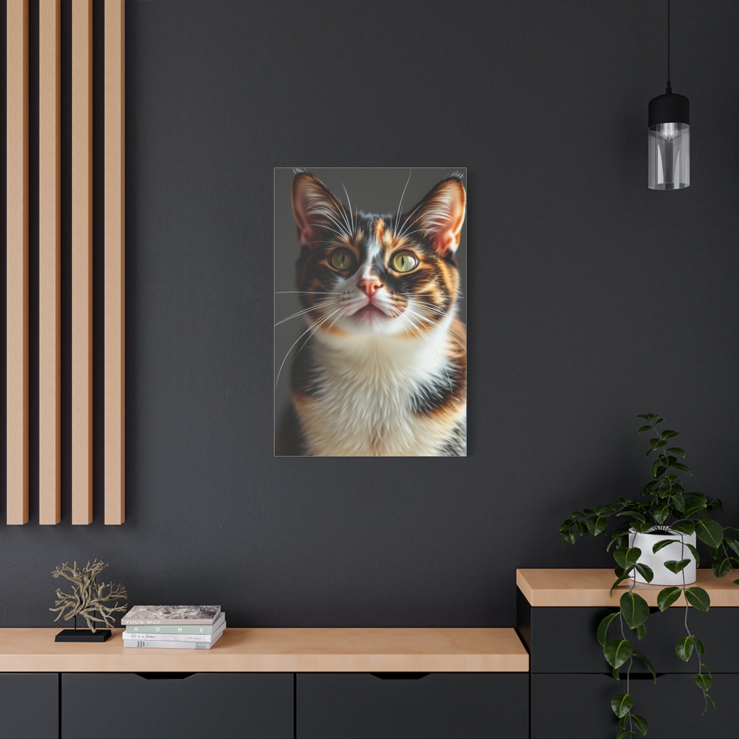 Vision Calico Cat Art Art Wall Art & Canvas Print