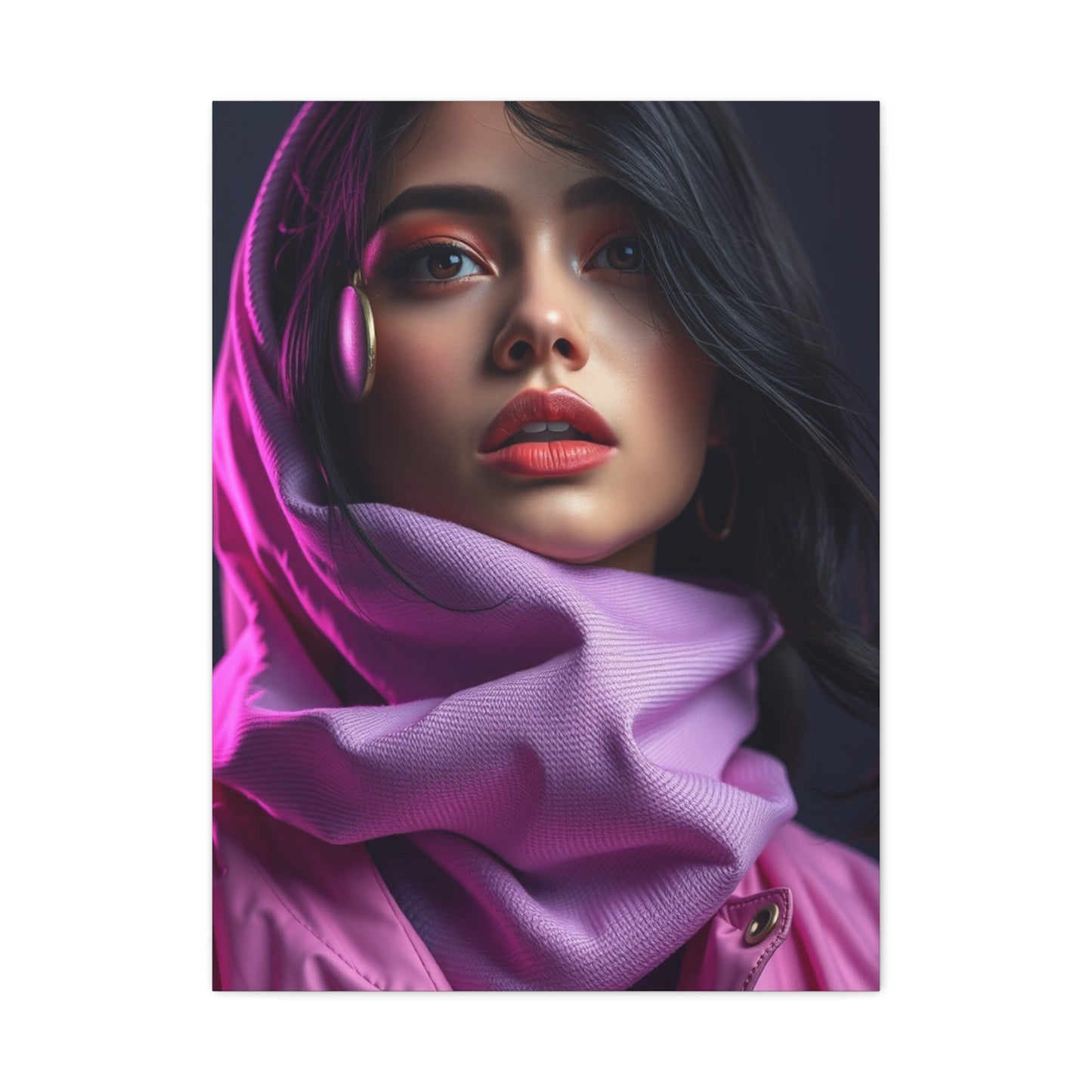 Haute Elegance Wall Portrait