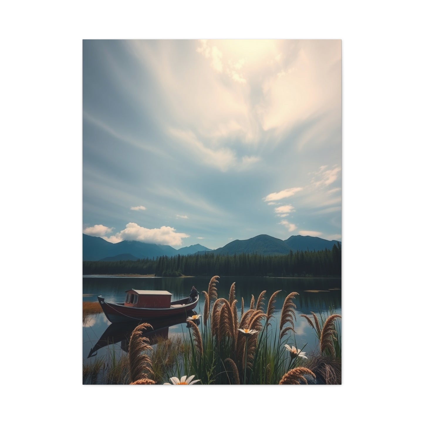 Serenity Reflections Canvas Wall Art & Canvas Print