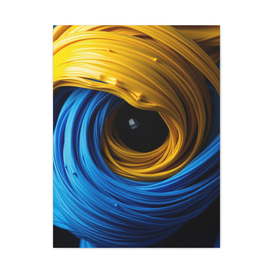 Elite Blue & Yellow Art Vision Wall Art & Canvas Print