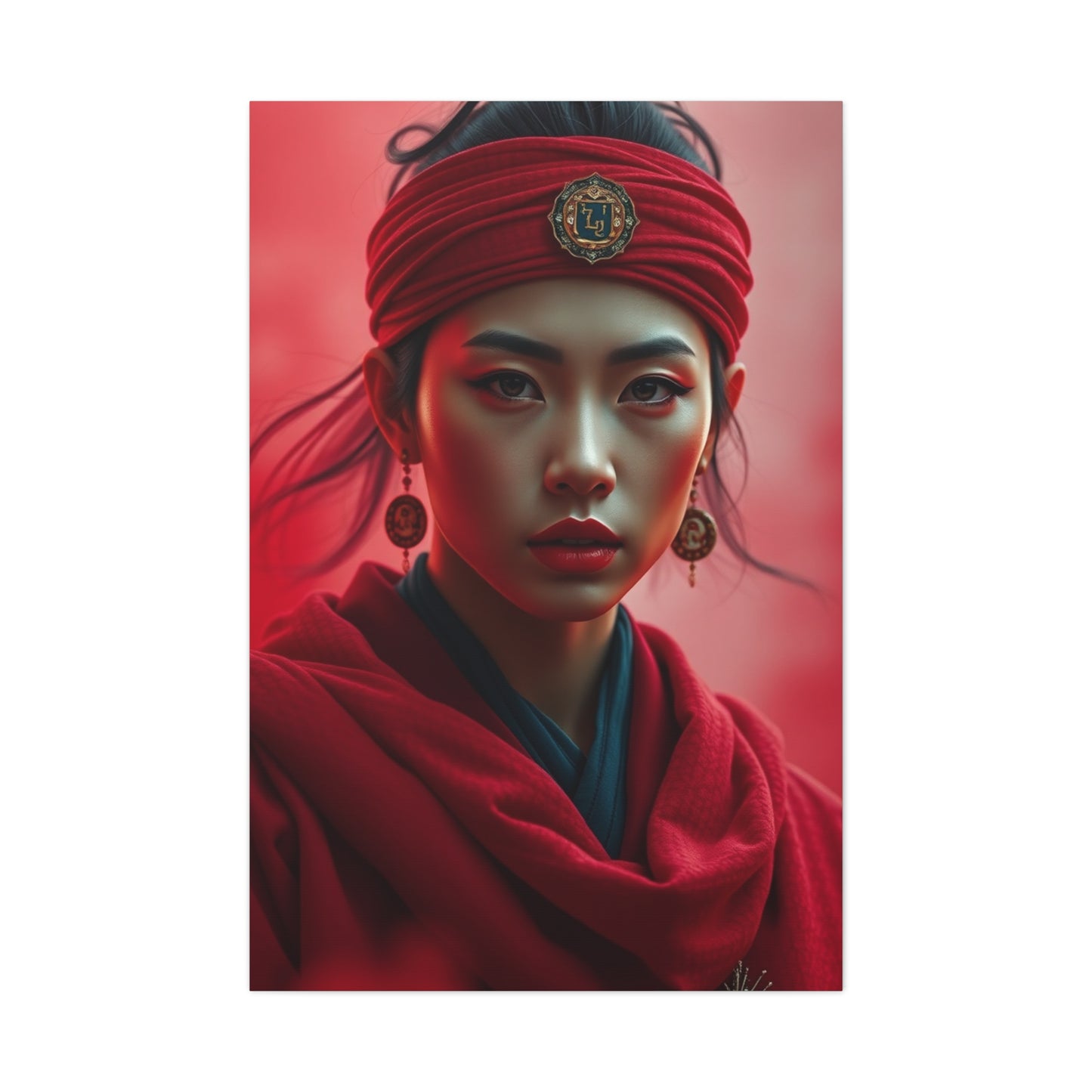 Roseate Allure Painting Wall Art & Canvas Print