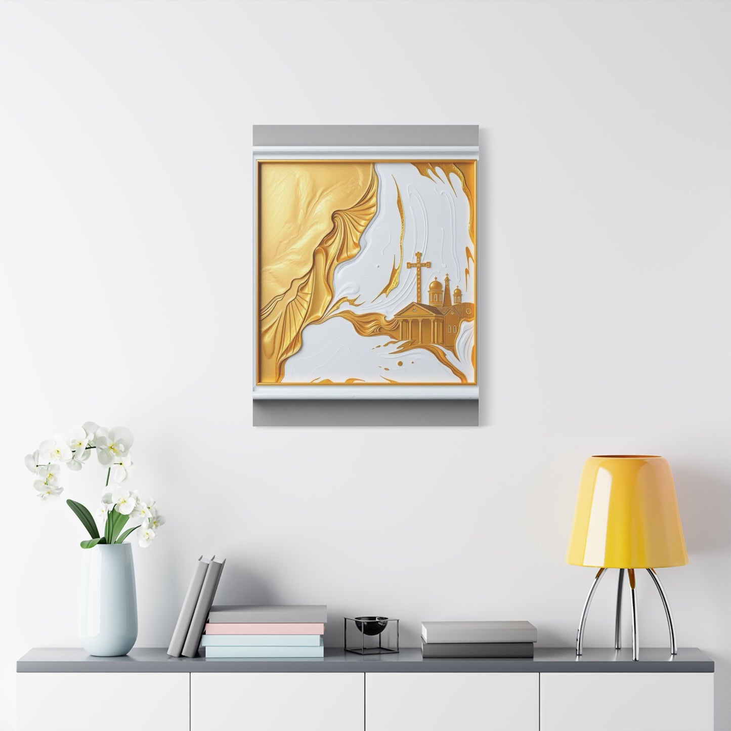 Regal Blanc Brilliance wall art & canvas print
