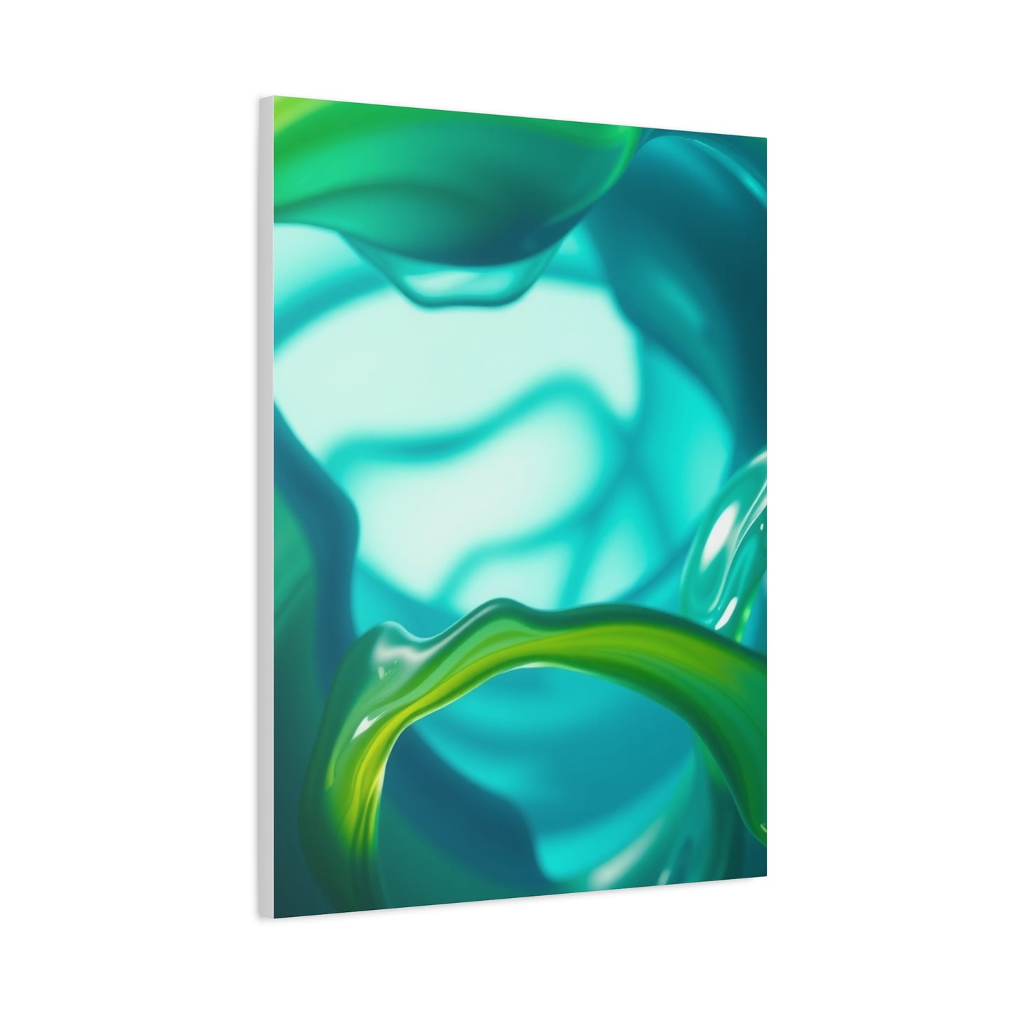 Blue & Green Art Luxury Canvas Wall Art & Canvas Print