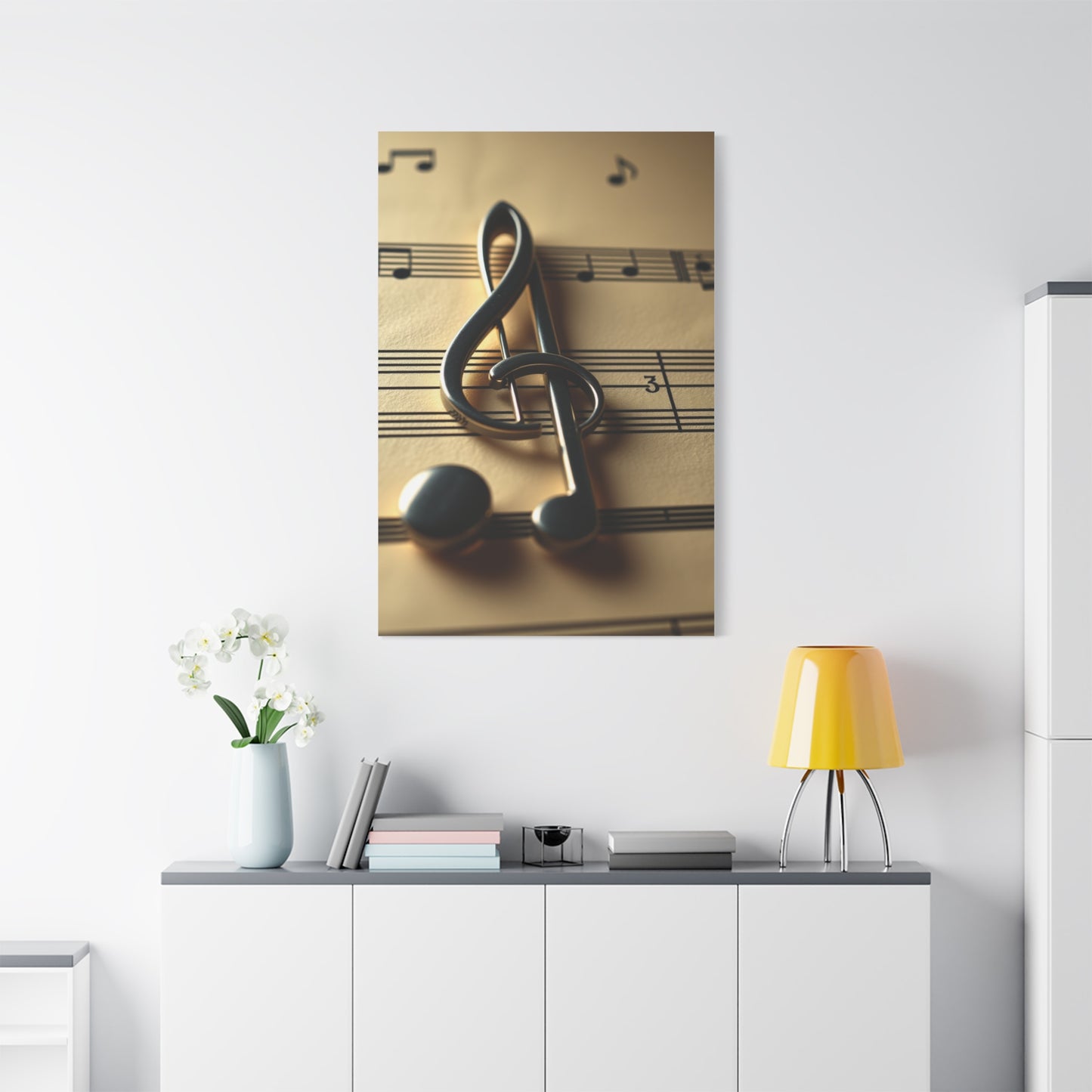 Supreme Musical Notes Art Collection Wall Art & Canvas Print