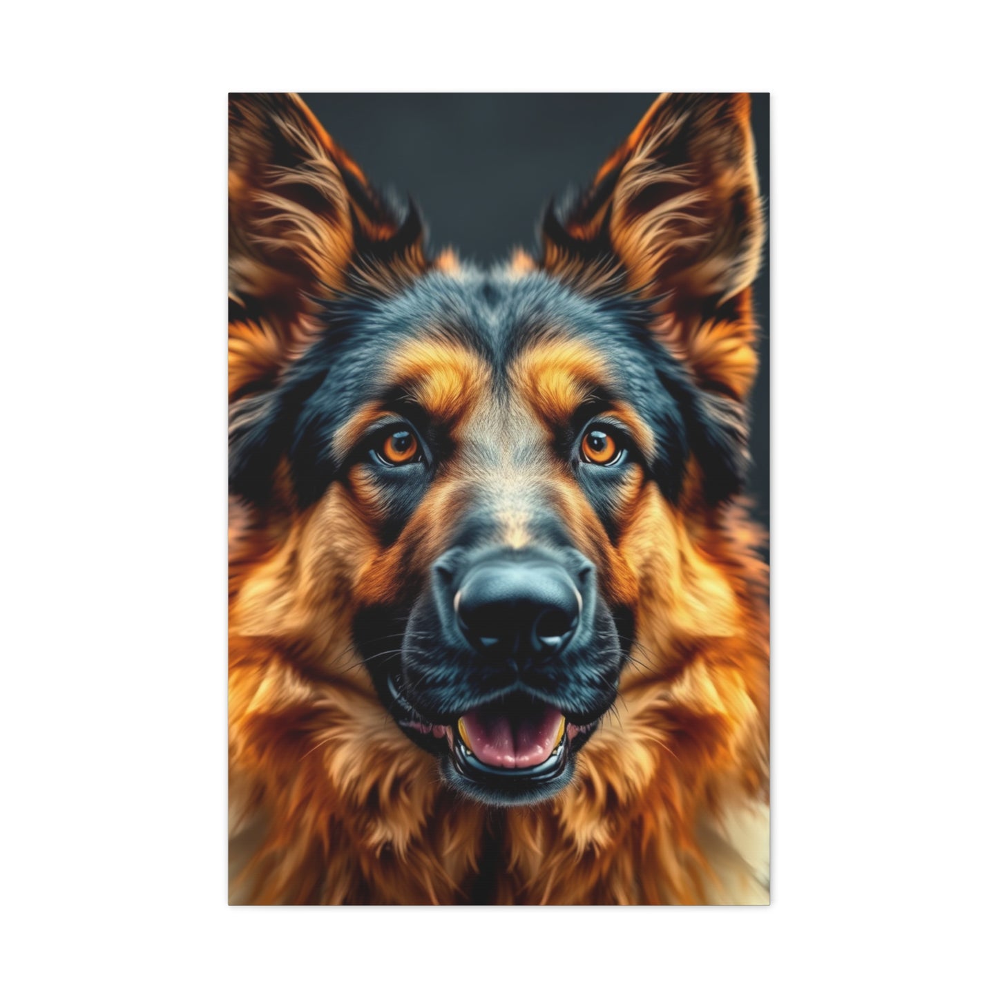 Elite German Shepherd Art Vision Wall Art & Canvas Print