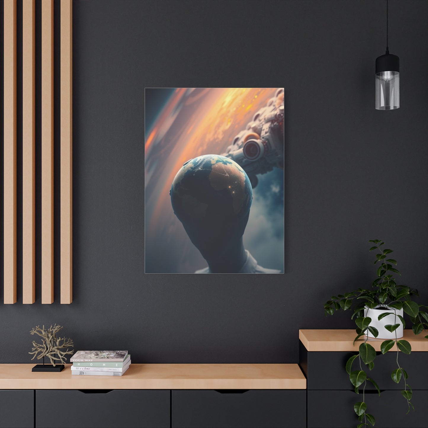 Lunar Radiance Portrait Wall Art & Canvas Print