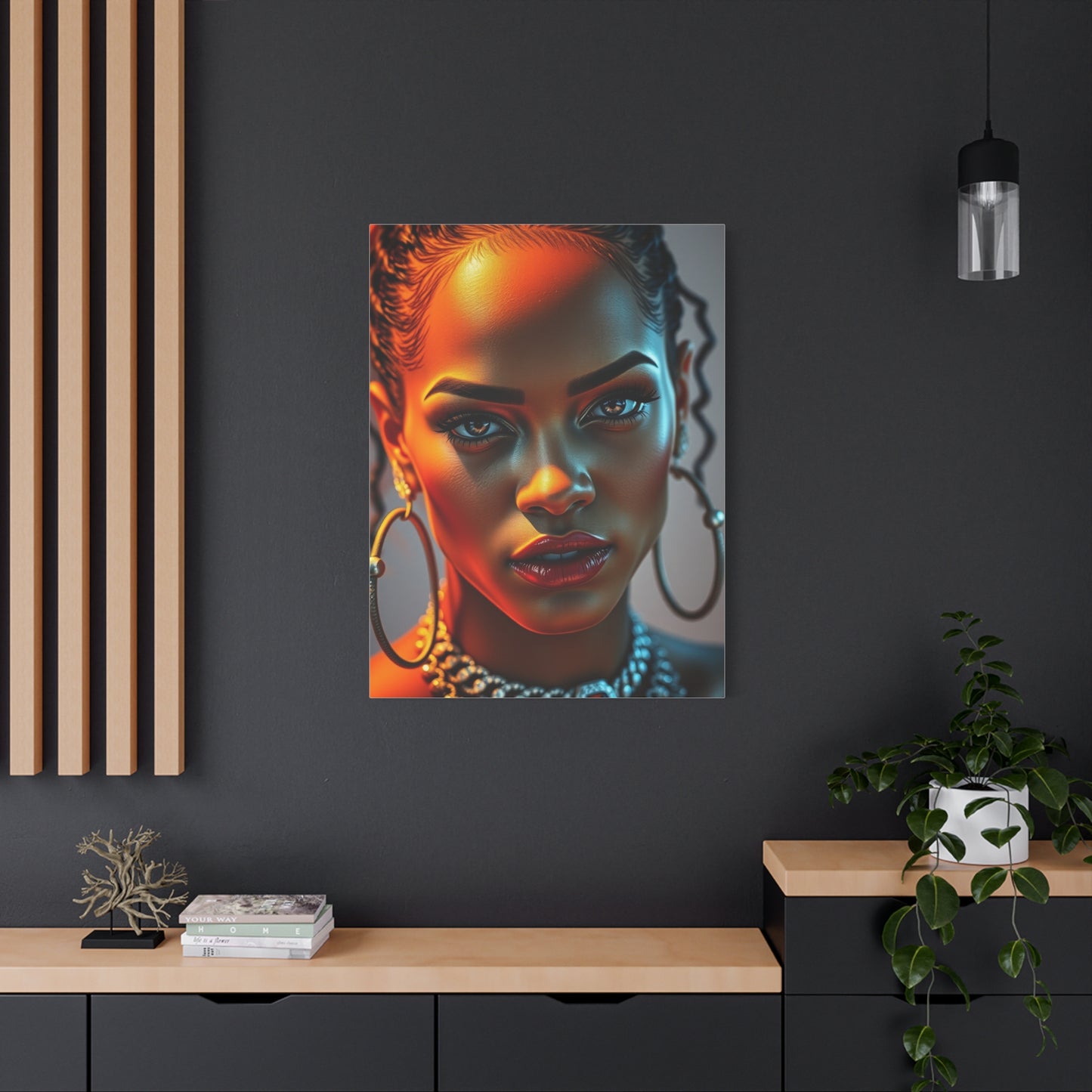 Rihannas Captivating Spirit Art Wall Art & Canvas Print