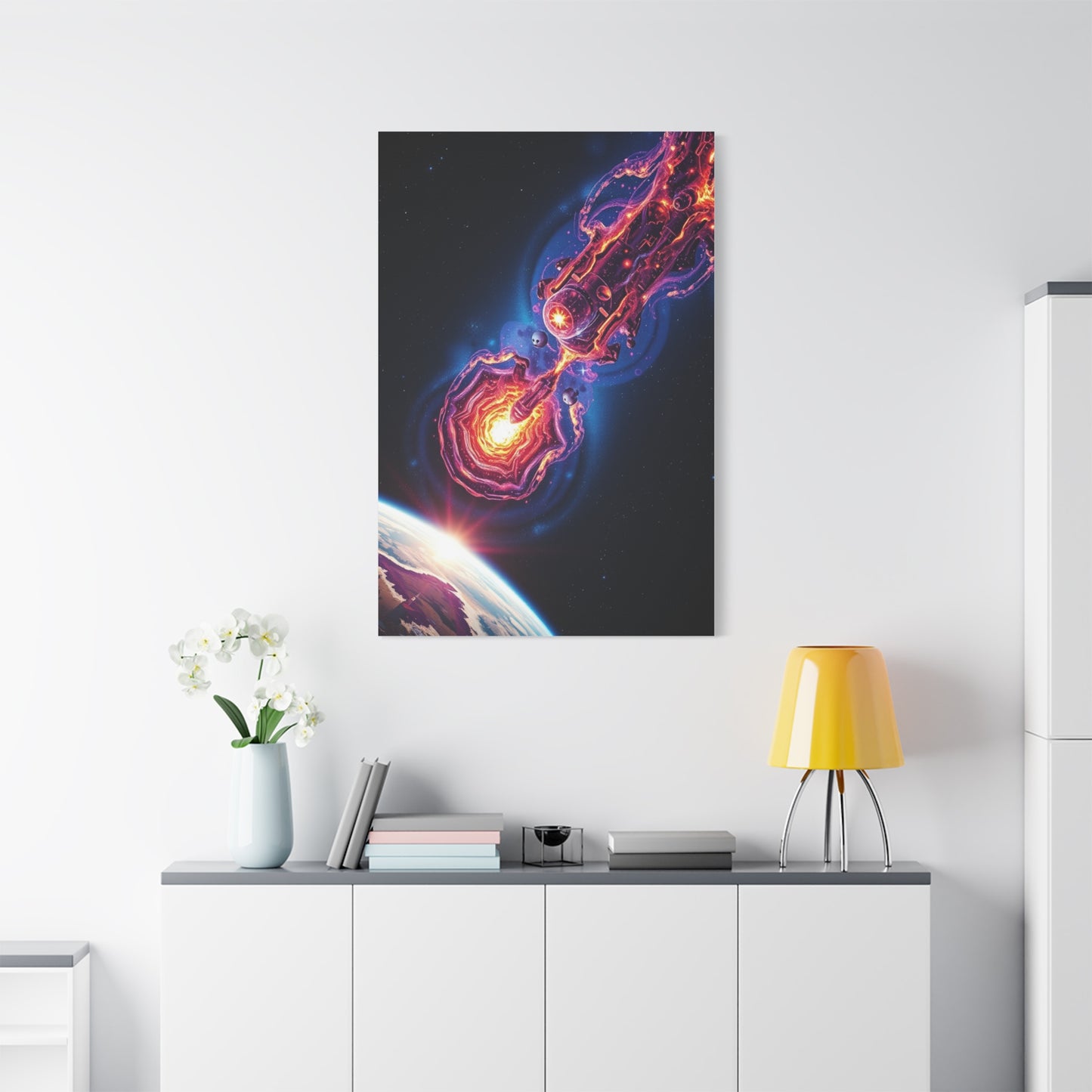Stardust Symphony Canvas Wall Art & Canvas Print