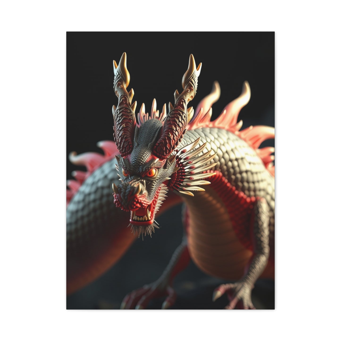 Draconian Elegance Canvas