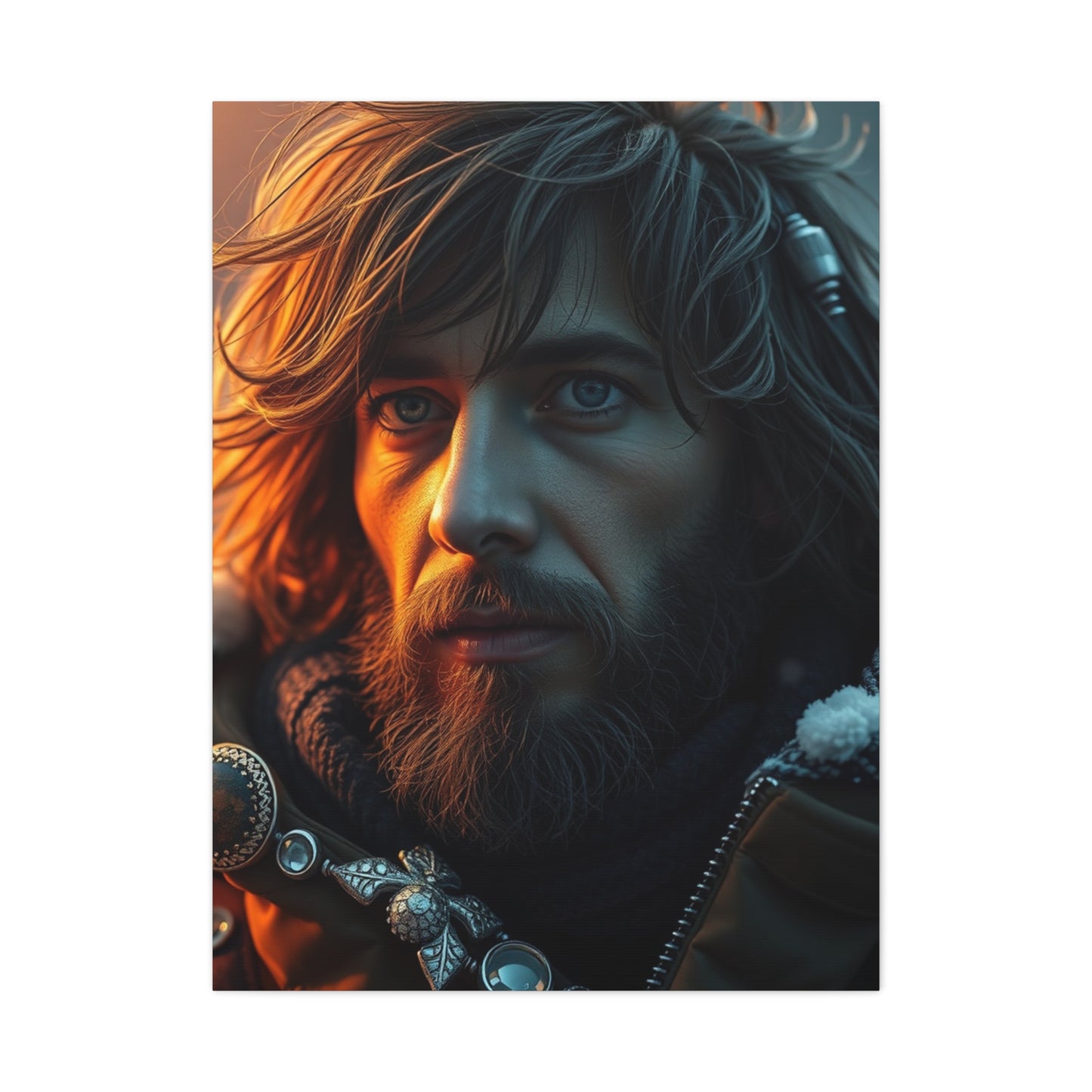 Radiant Ember Canvas Wall Art & Canvas Print