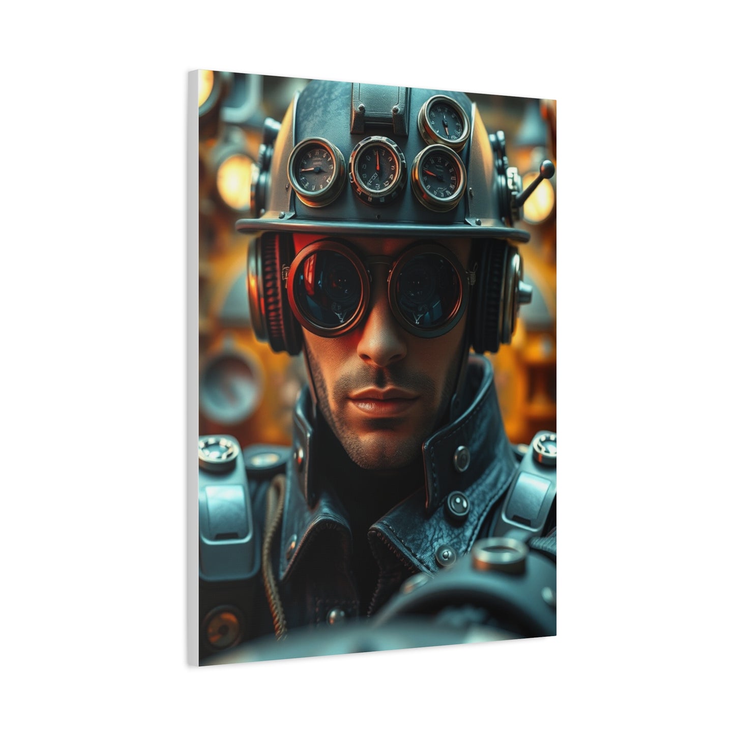 Ethereal Cogscape Canvas wall art & canvas print