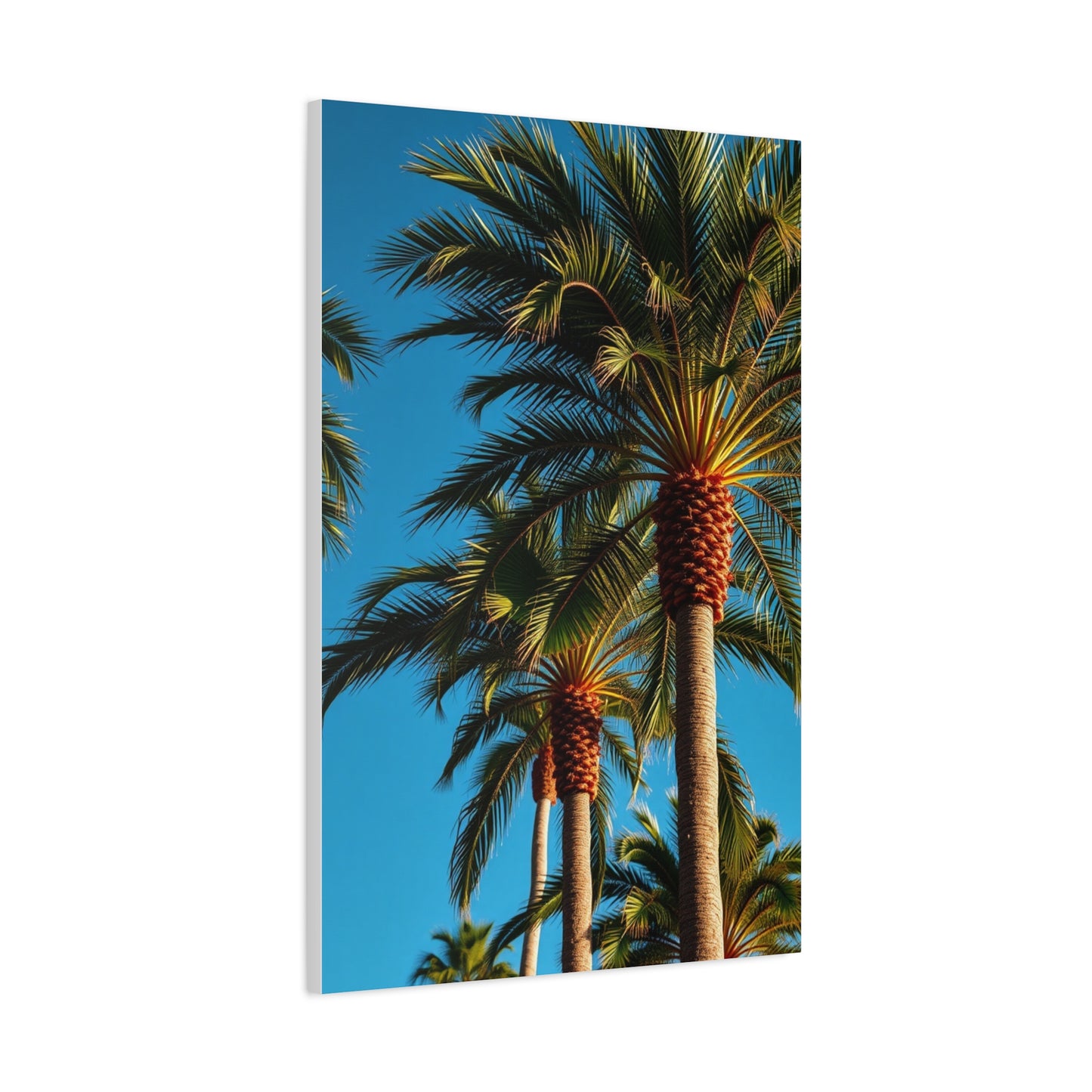 Palatial Palms Portrait Wall Art & Canvas Print