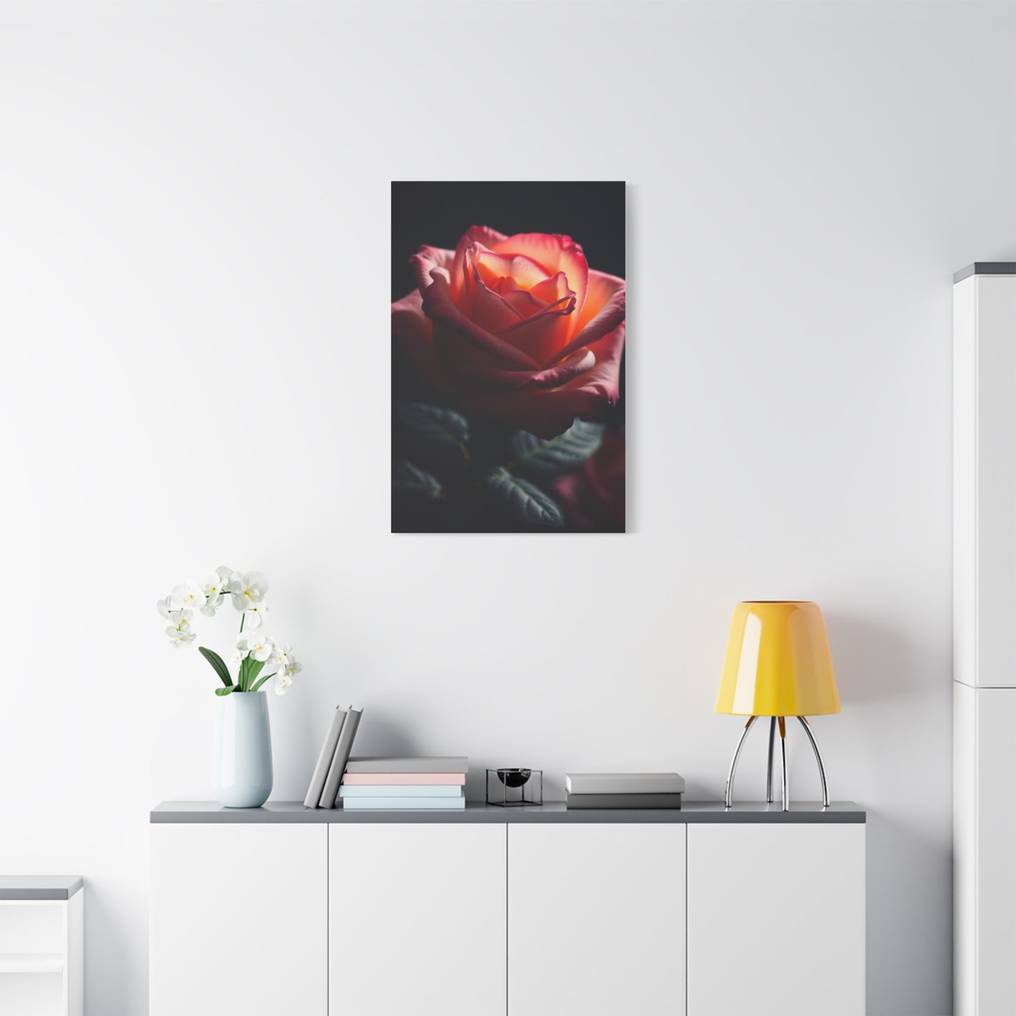 Vision Rose Flower Art Art Wall Art & Canvas Print