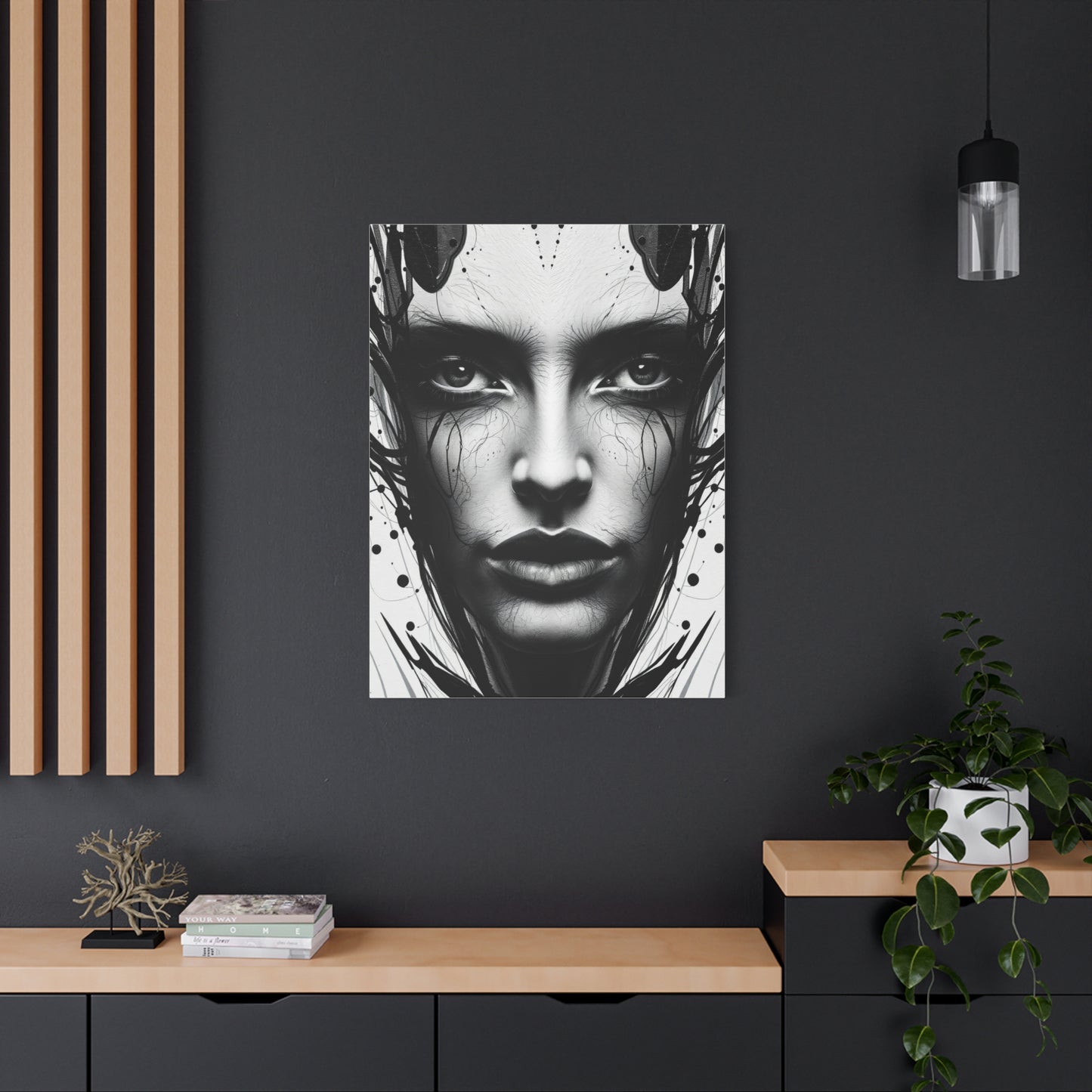 Black and White Abstract Art Supreme Gallery Wall Art & Canvas Print