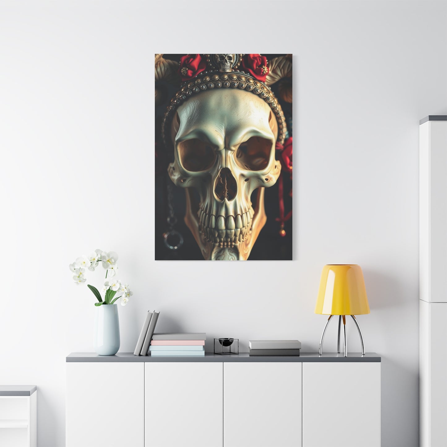 Supreme Skulls Art Collection Wall Art & Canvas Print