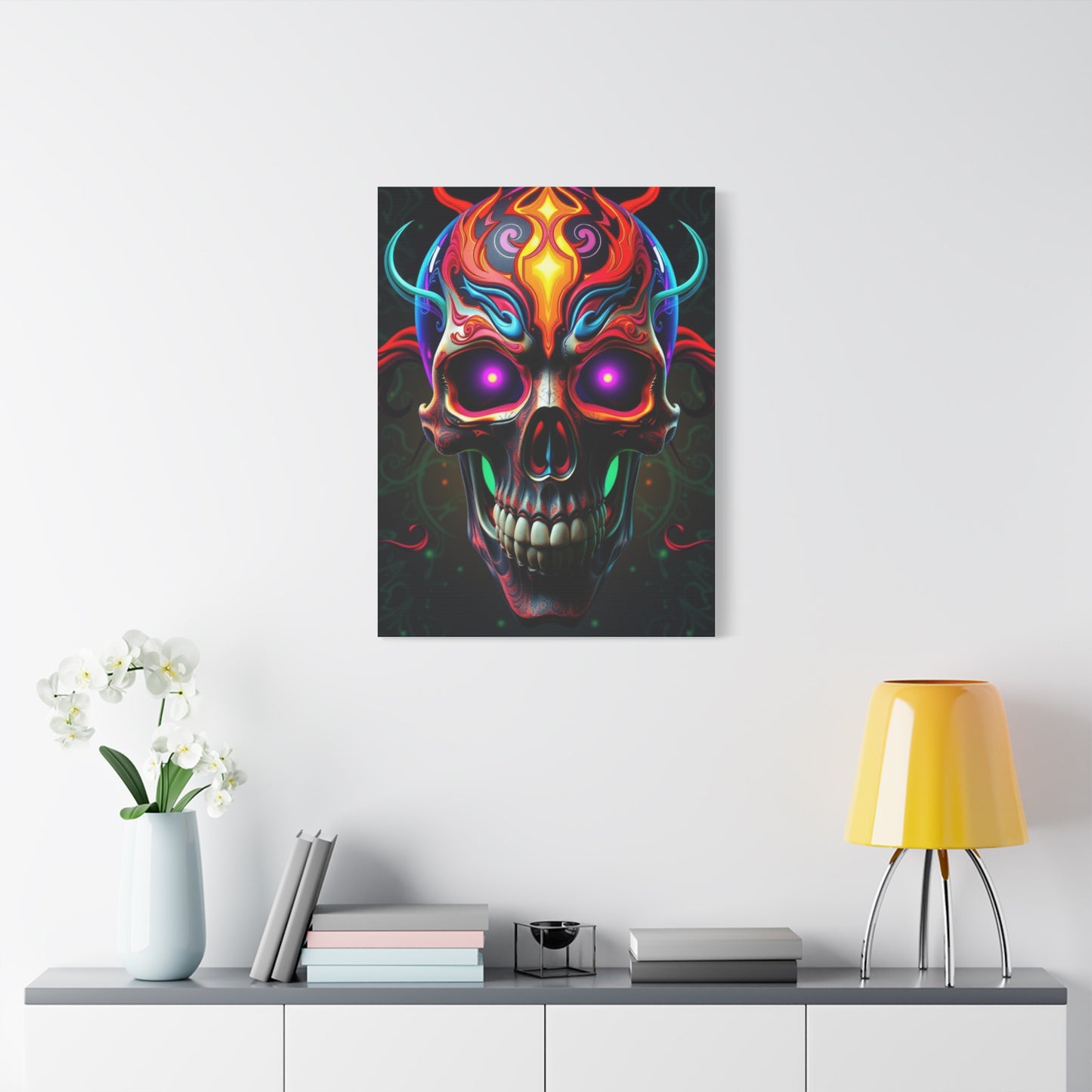 Luxury 3D Trippy Skull Art By Ali Gulec Art Collection Wall Art & Canvas Print