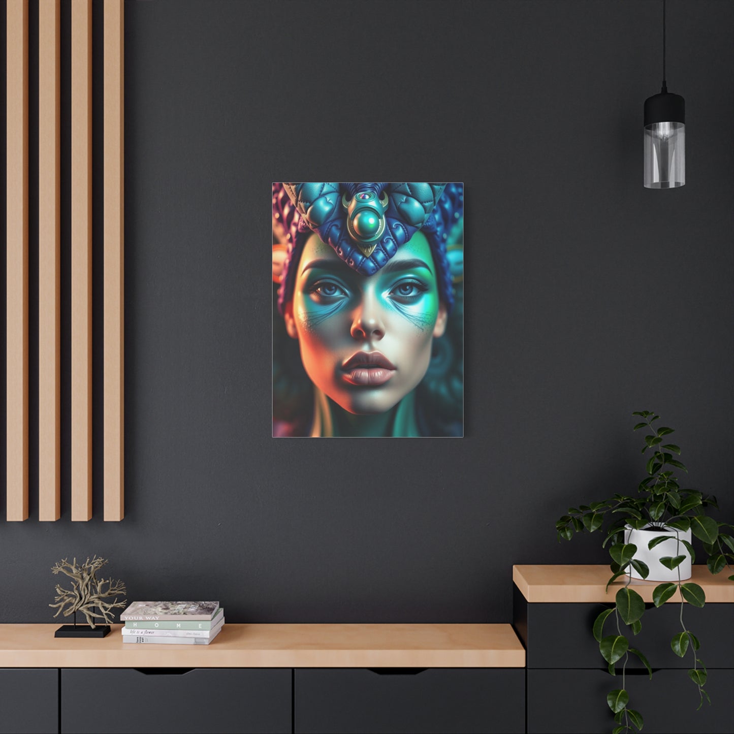 Supreme Blue & Green Art Collection Wall Art & Canvas Print