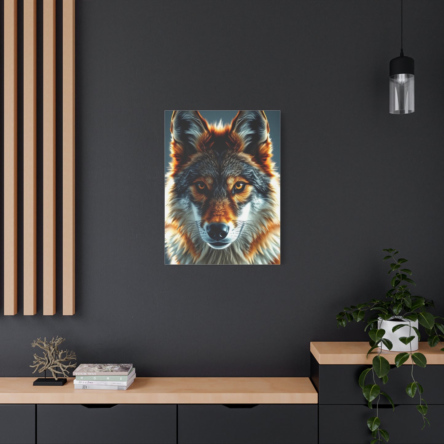 Vision Coyote Art Art Wall Art & Canvas Print