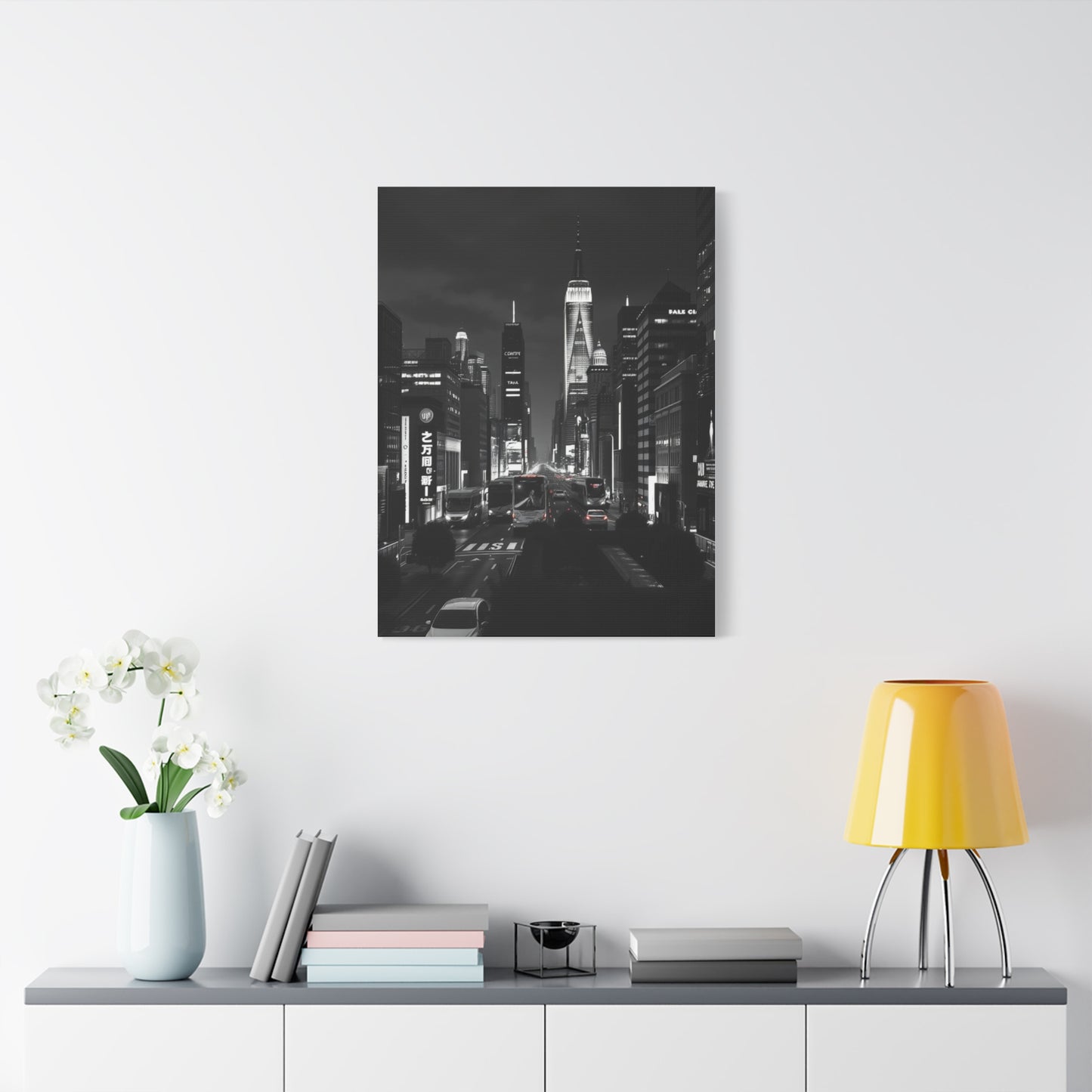 Supreme Black & White Cityscapes Art Collection Wall Art & Canvas Print