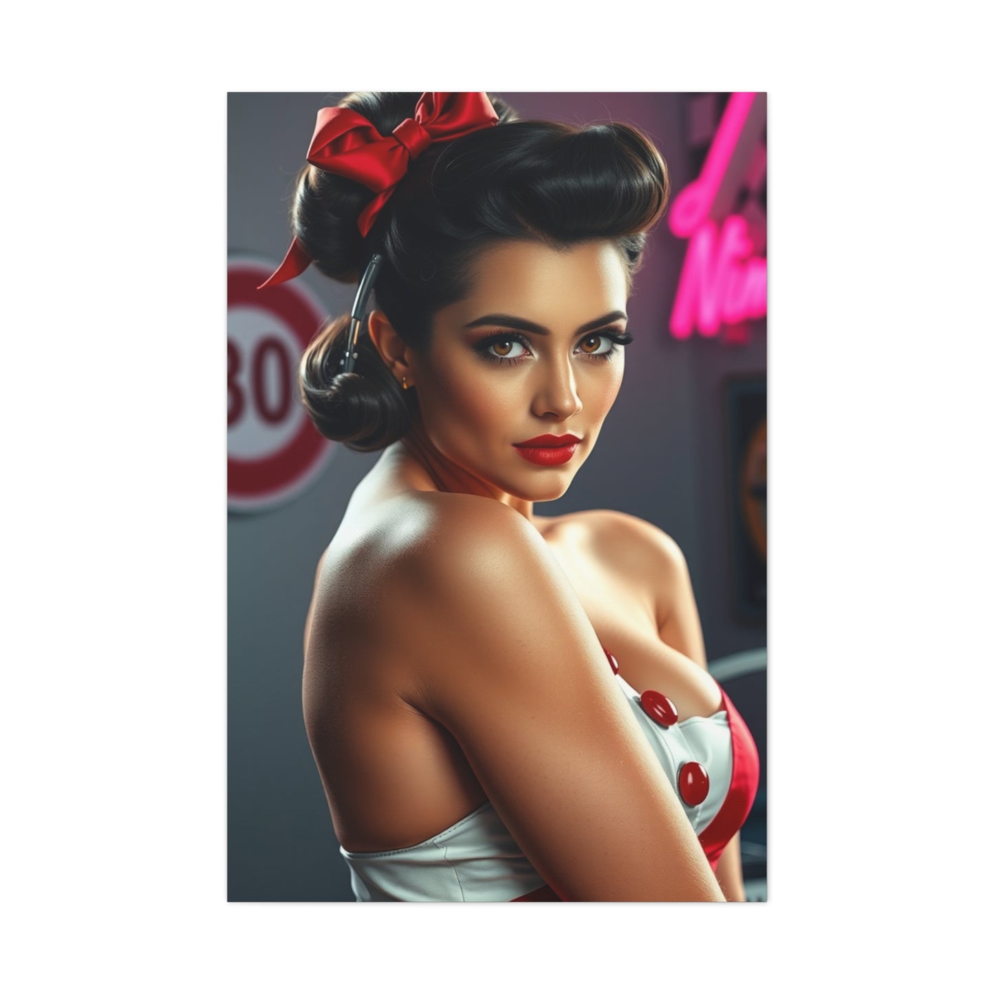 Supreme Pin-Ups Art Collection Wall Art & Canvas Print