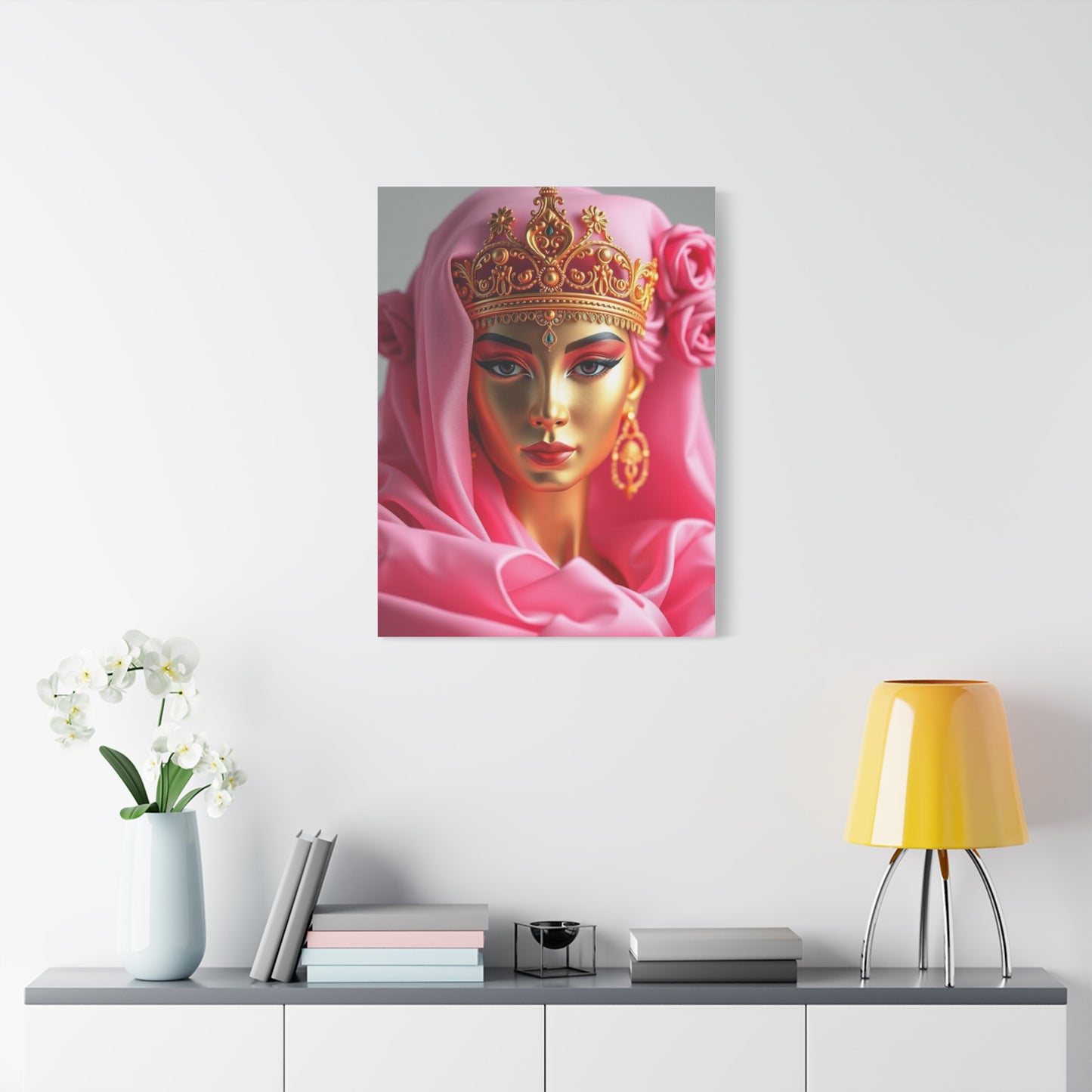Gold & Pink Art Supreme Gallery Wall Art & Canvas Print
