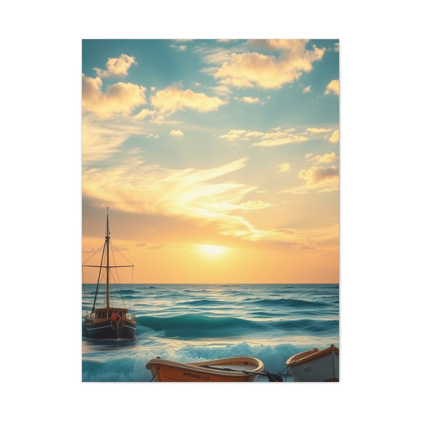 Modern Shores Opulence Wall Art & Canvas Print