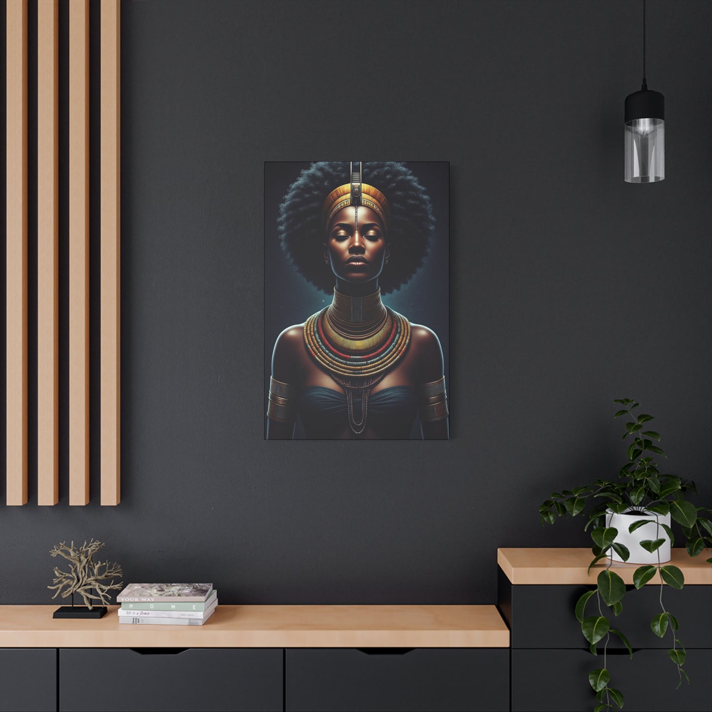 Regal African Queen Serenity Wall Art & Canvas Prints