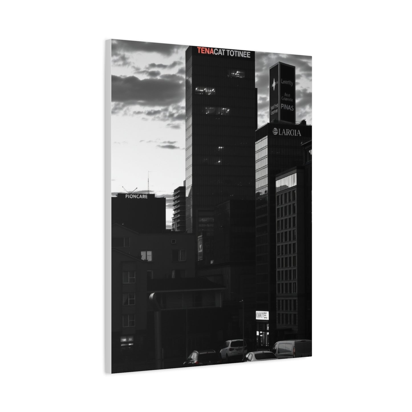 Black & White Cityscapes Art Luxury Canvas Wall Art & Canvas Print