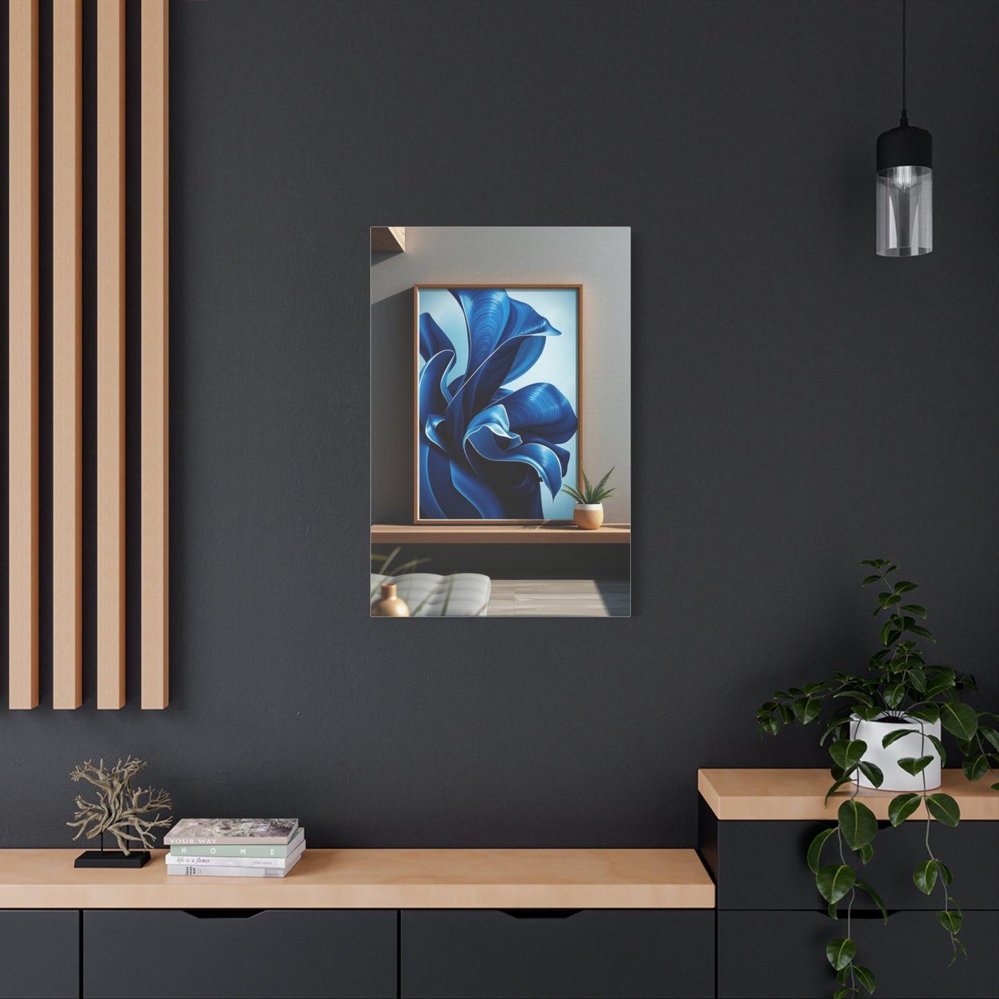Navy Blue Art Supreme Gallery Wall Art & Canvas Print