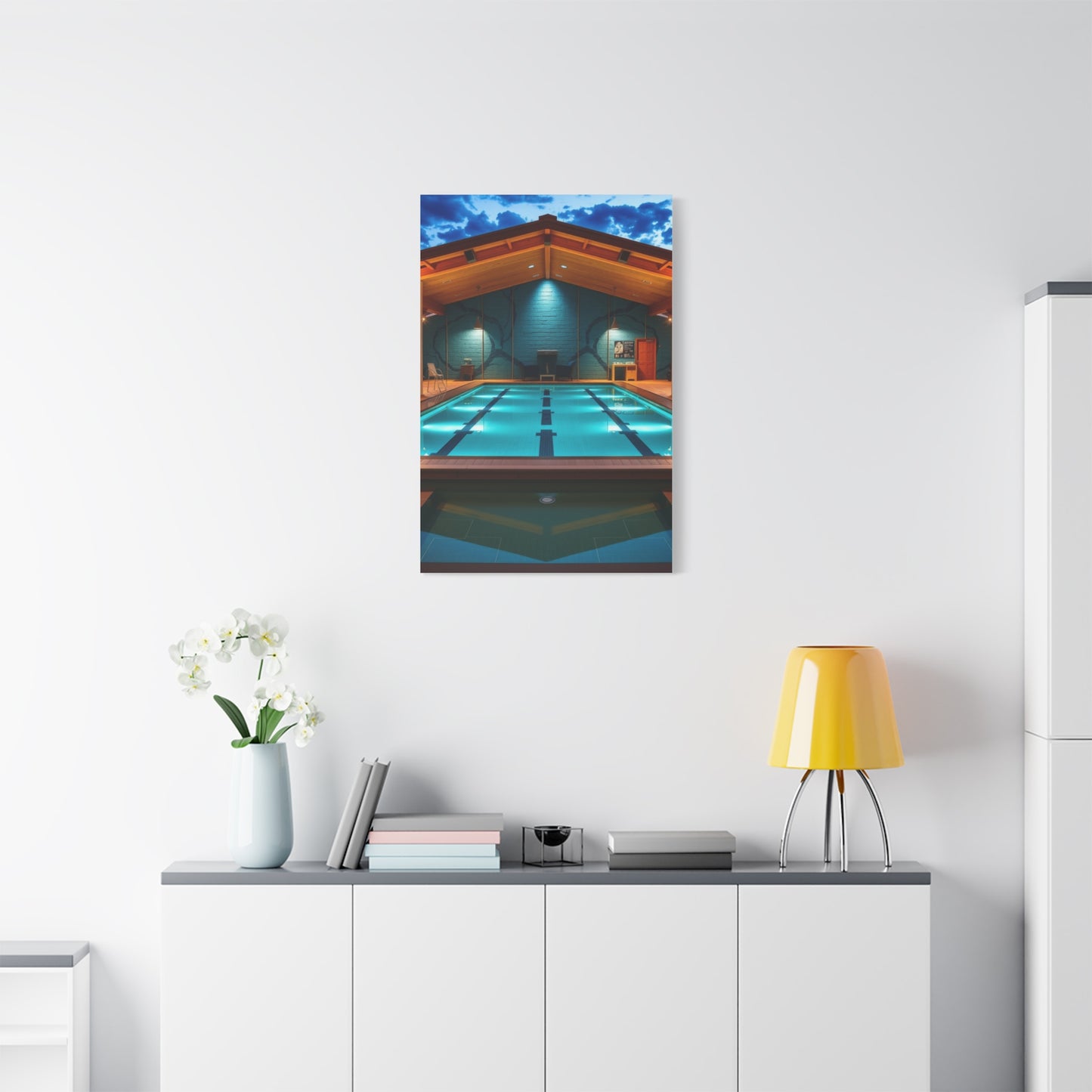 Supreme Swimming Pool Art Collection Wall Art & Canvas Print